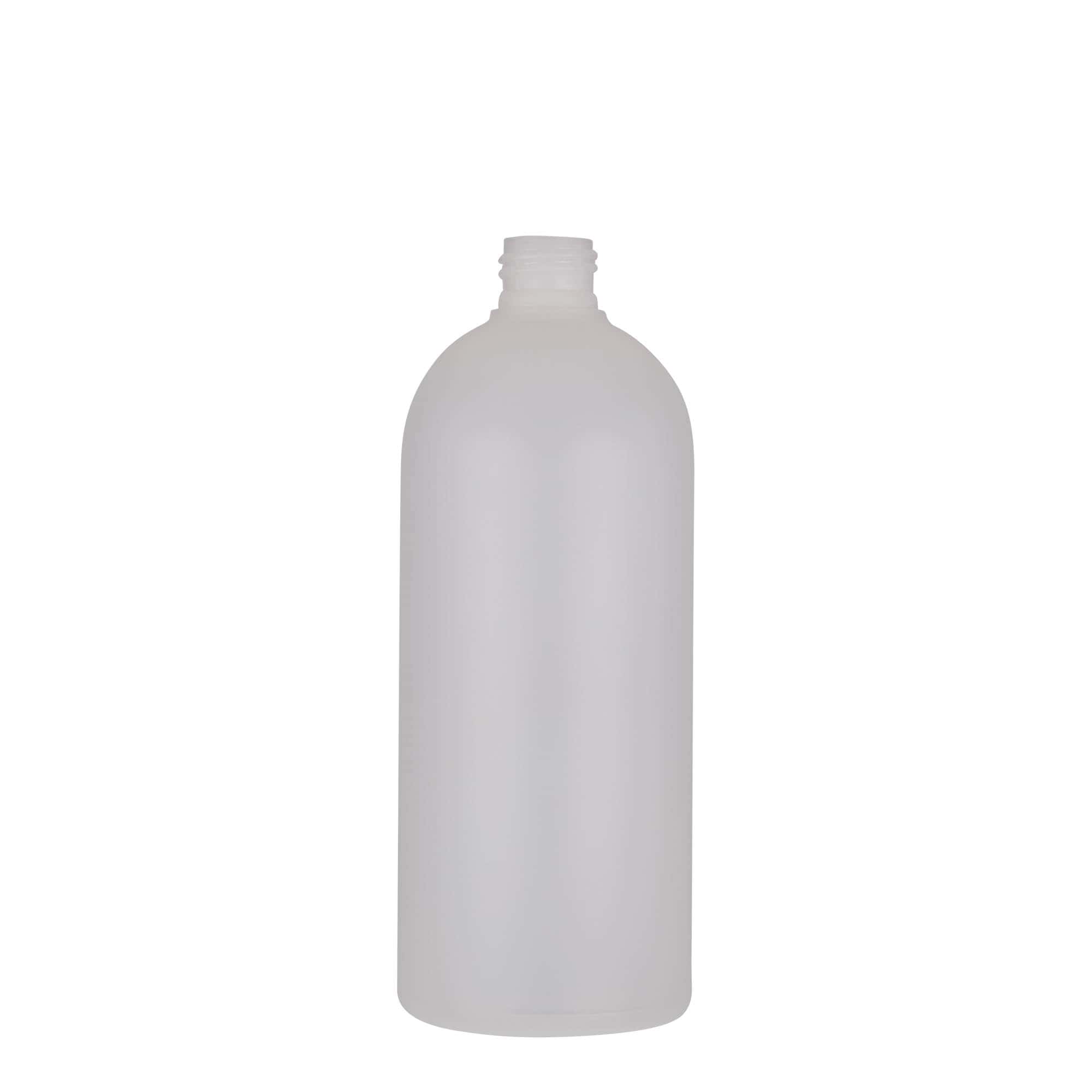 500 ml Kunststoffflasche «Tuffy», HDPE, natur, Mündung:  24/410
