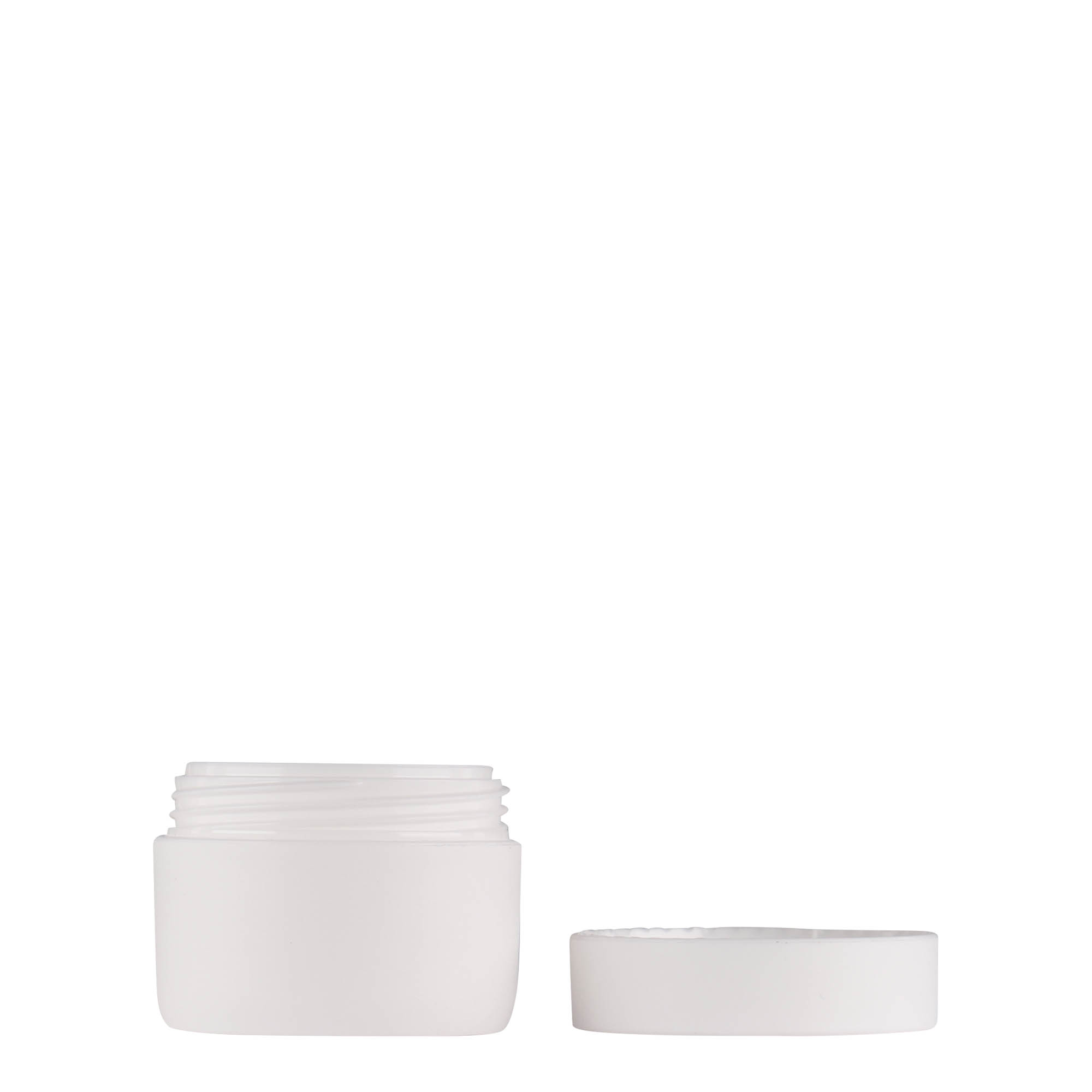 10 ml Kunststoffdose 'Antonella', PP, weiß, Mündung: Schraubverschluss 10 ml Kunststoffdose 'Antonella', PP, weiß, Mündung: Schraubverschluss