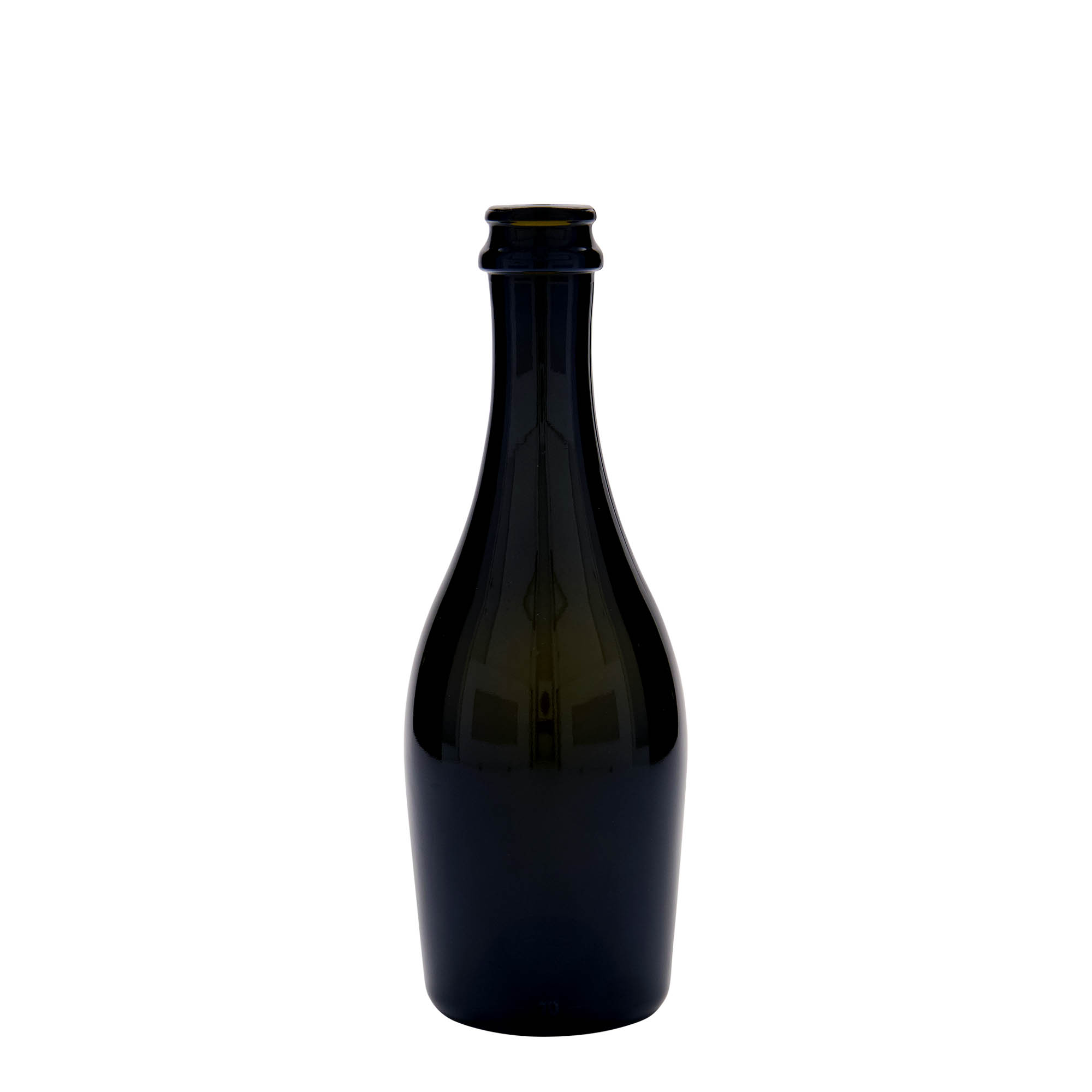 330 ml Sektflasche 'Carmen', Glas, antikgrün, Mündung: Kronkorken 330 ml Sektflasche 'Carmen', Glas, antikgrün, Mündung: Kronkorken