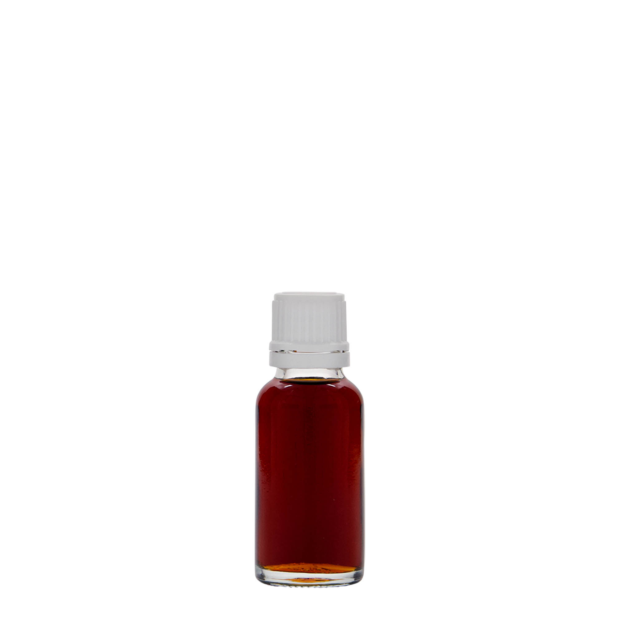 20 ml Medizinflasche, Glas, Mündung: DIN 18
