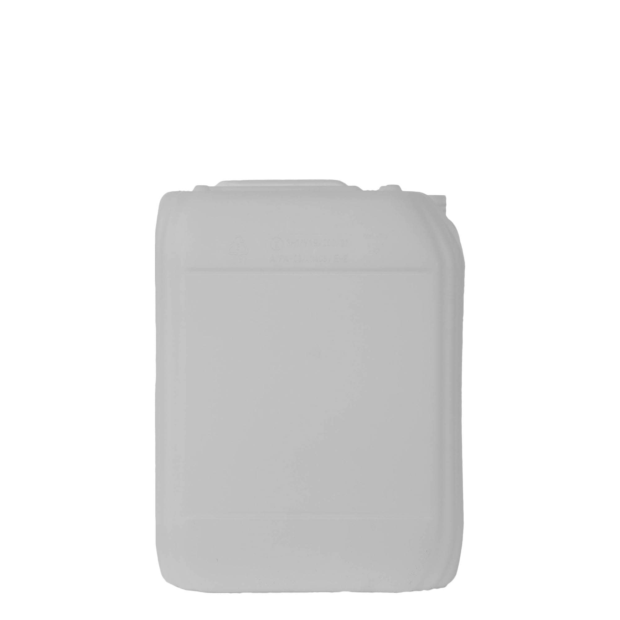 20 l Kanister, rechteckig, HDPE-Kunststoff, natur, Mündung: ND 60 20 l Kanister, rechteckig, HDPE-Kunststoff, natur, Mündung: ND 60