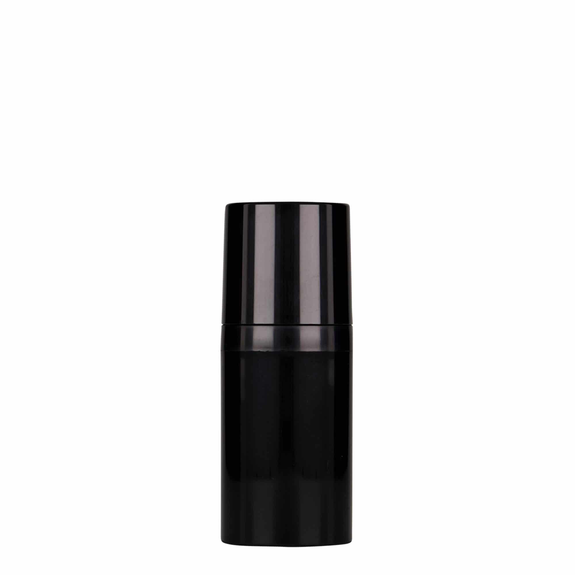 30 ml Airless Dispenser «Mezzo», PP-Kunststoff, schwarz