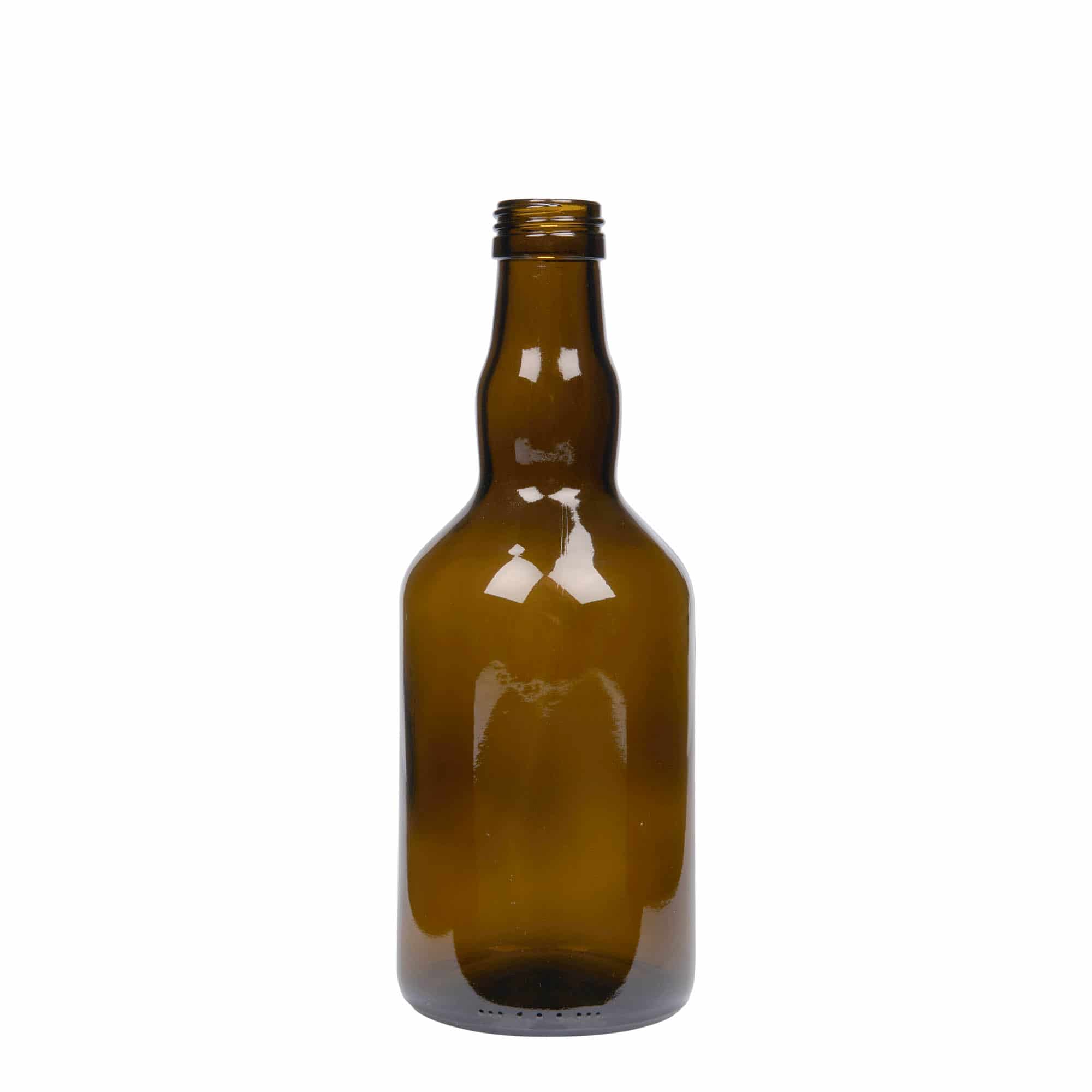 500 ml Glasflasche 'Olona', antikgrün, Mündung: PP 31,5 500 ml Glasflasche 'Olona', antikgrün, Mündung: PP 31,5