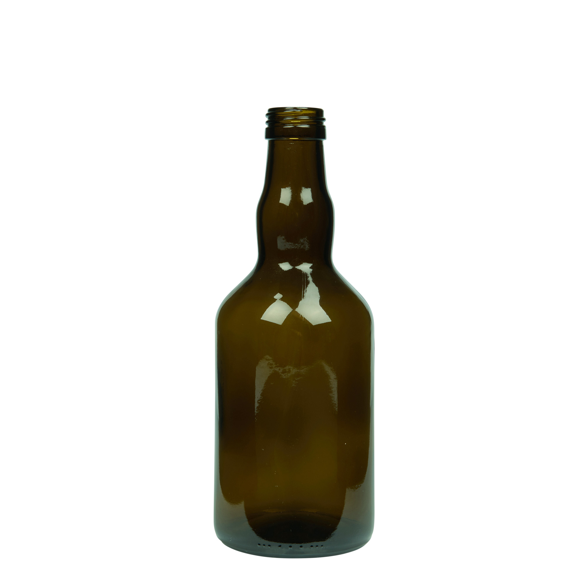500 ml Glasflasche «Olona», antikgrün, Mündung: PP 31,5