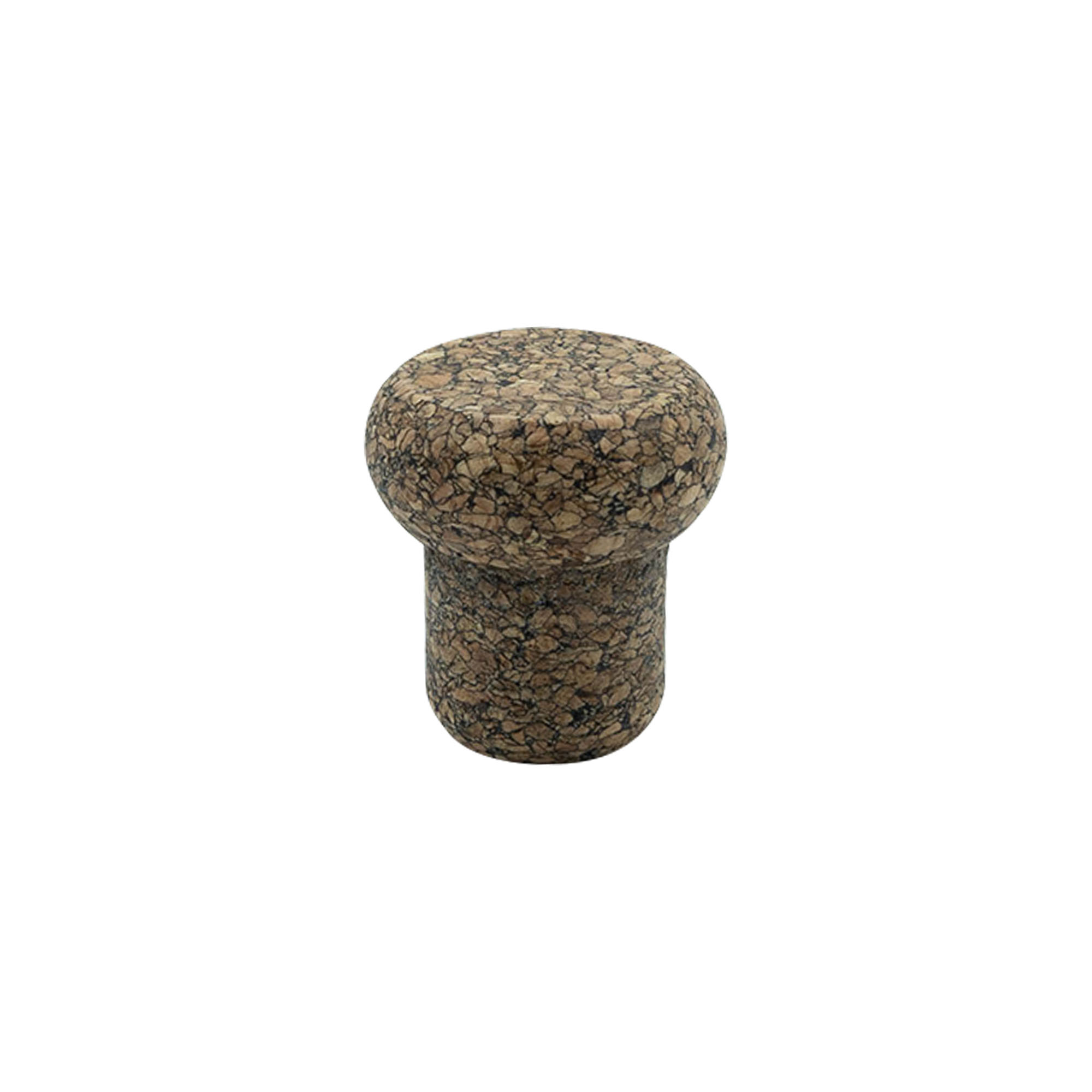 Griffkorken «Barrel» 22,5 mm, Corkcoal, für Mündung: Kork