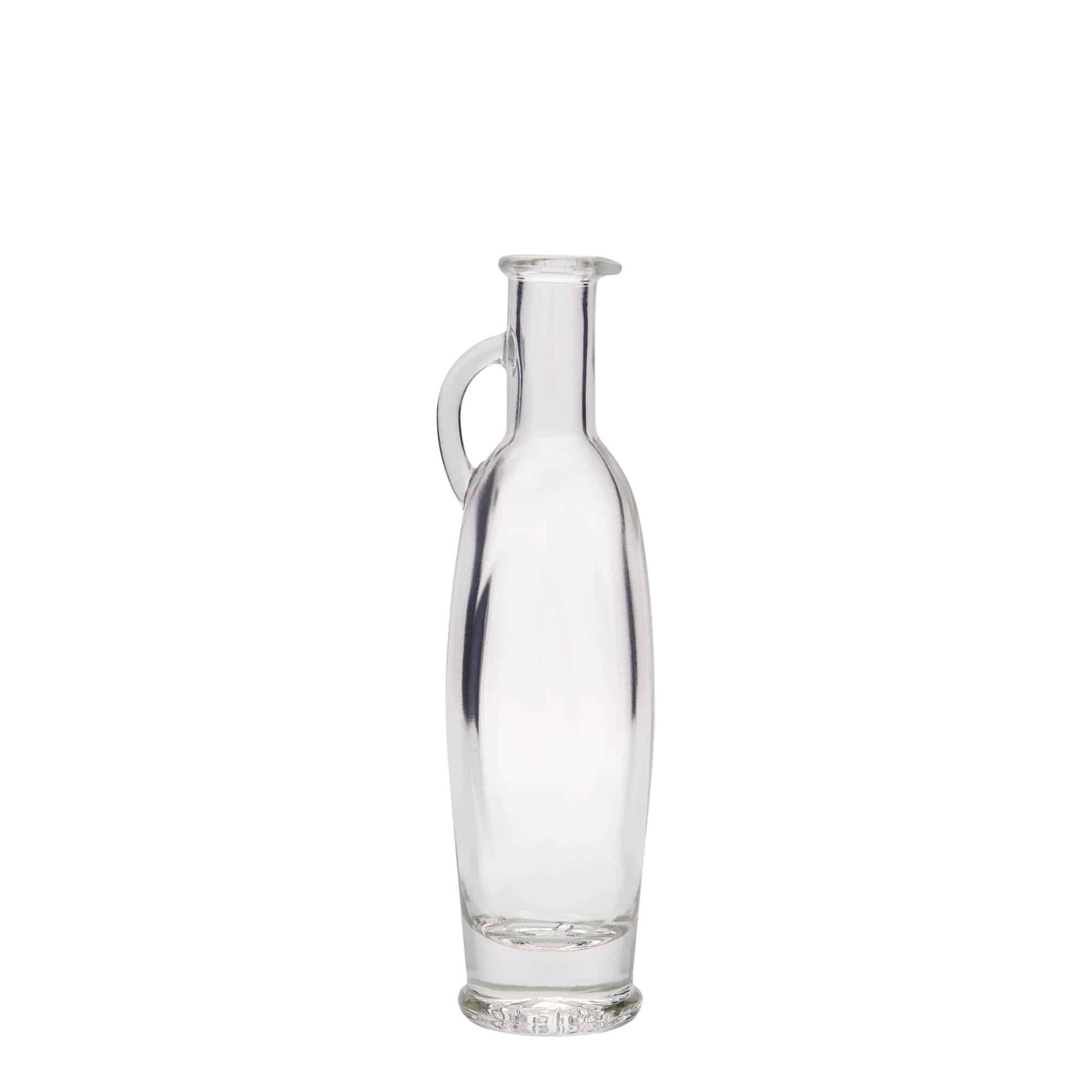 100 ml Glasflasche «Eleganta», oval, Mündung: Kork