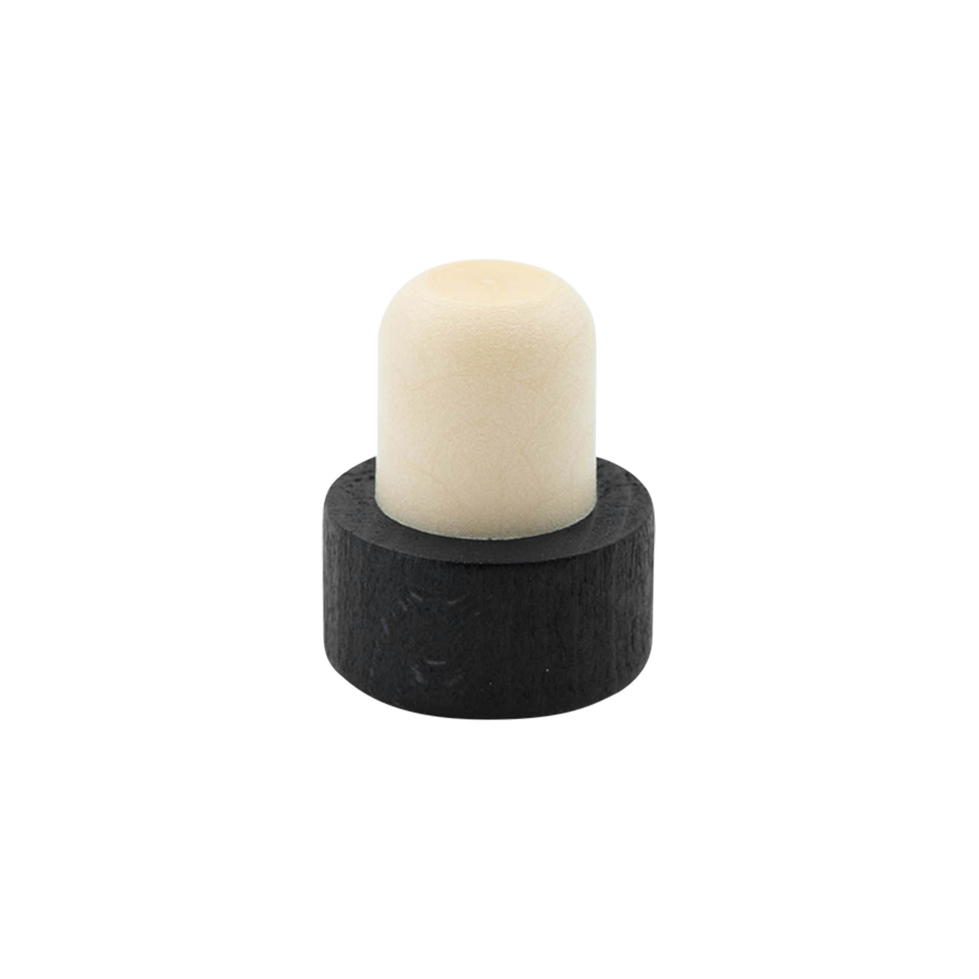 Griffkorken 19 mm, Holz/Kunststoff, schwarz, für Mündung: Kork Griffkorken 19 mm, Holz/Kunststoff, schwarz, für Mündung: Kork