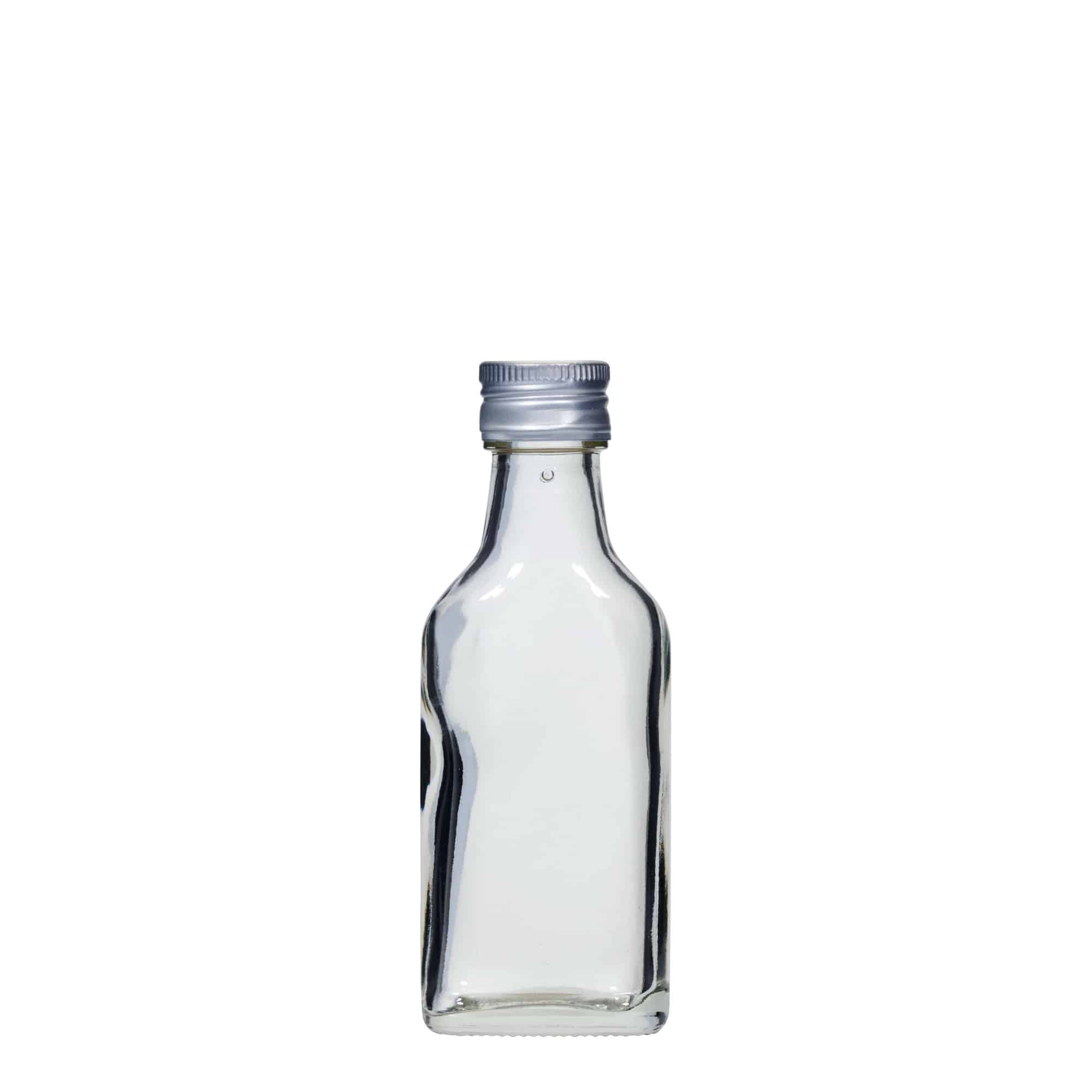 40 ml Taschenflasche, rechteckig, Mündung: PP 22