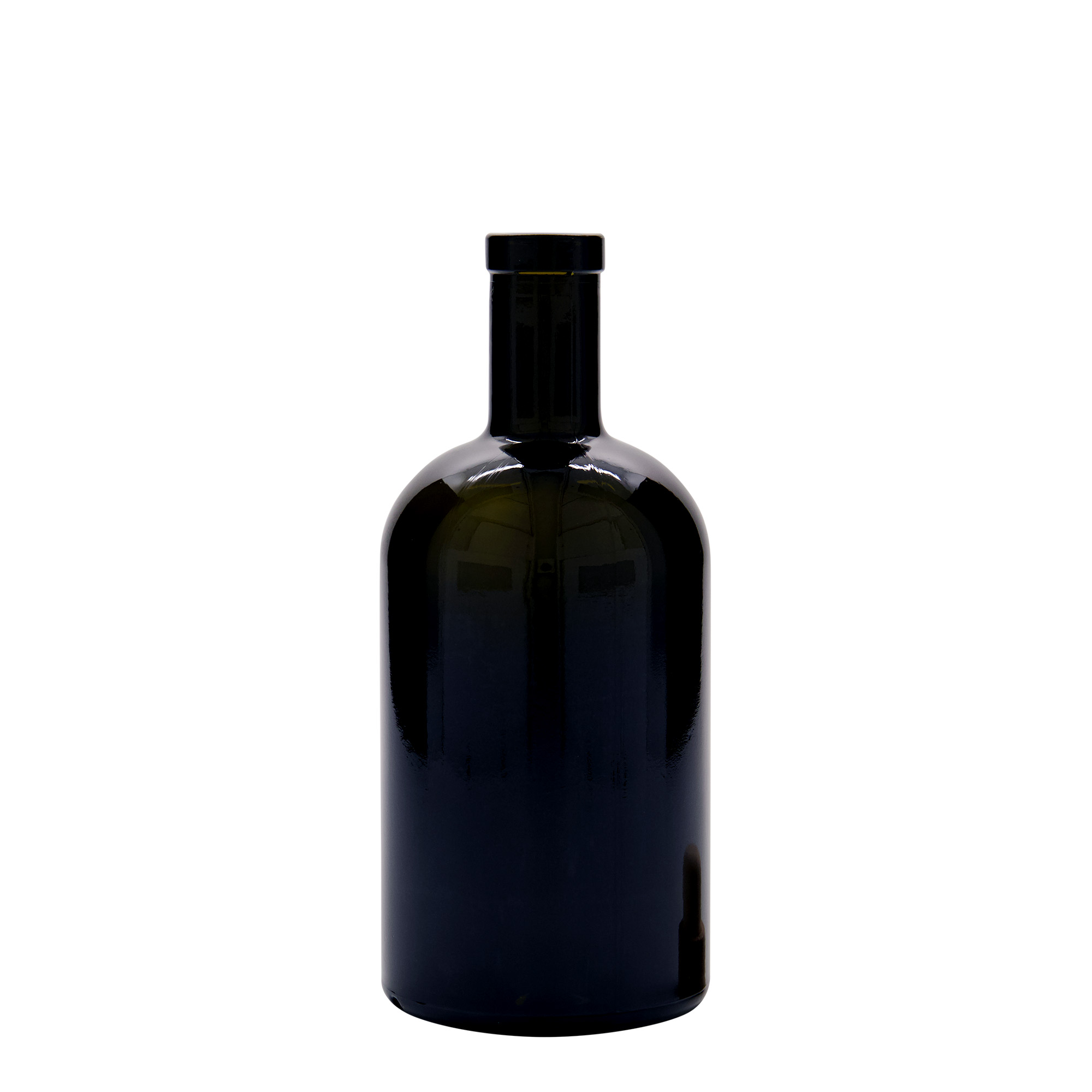500 ml Glasflasche 'Farmacia', antikgrün, Mündung: Kork 500 ml Glasflasche 'Farmacia', antikgrün, Mündung: Kork