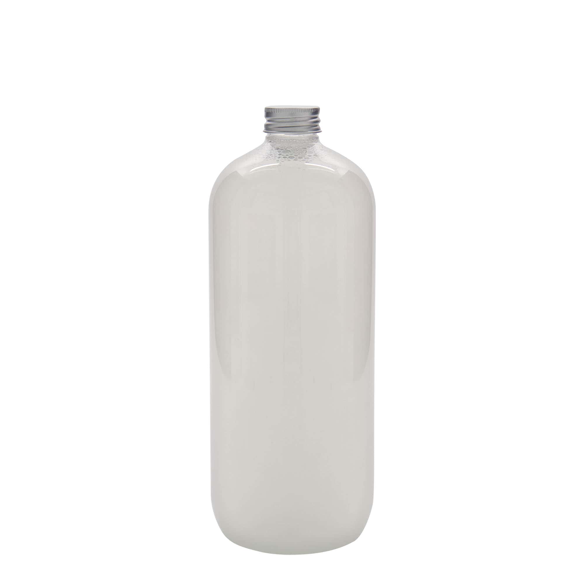 1.000 ml PET-Flasche «Boston», Kunststoff, Mündung:  28/410