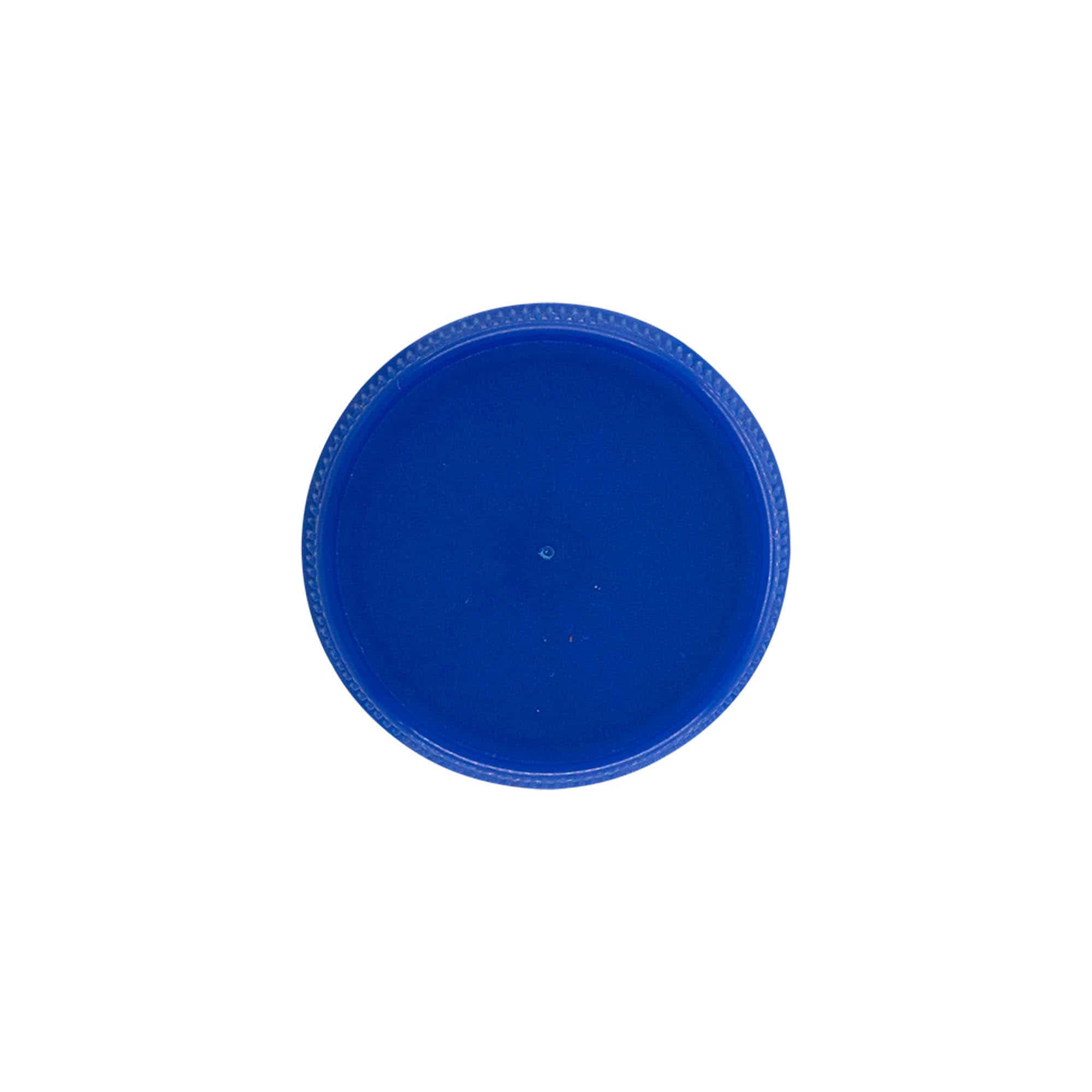 Schraubverschlus Zweistartgewinde, PE-Kunststoff, blau, für Mündung: PET 38 mm