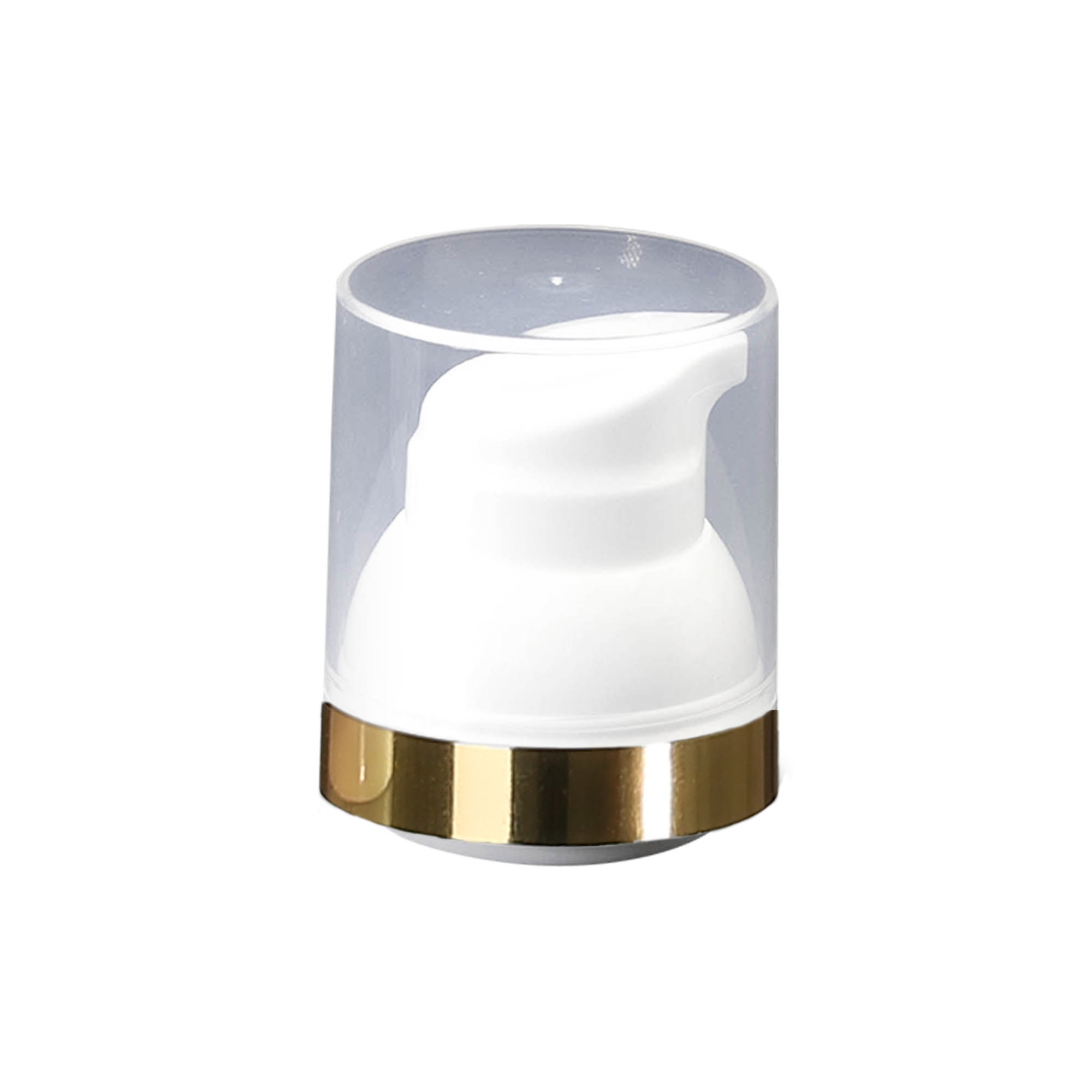 Airless Dispenser Pumpkopf 'Mezzo', PP-Kunststoff, weiß Airless Dispenser Pumpkopf 'Mezzo', PP-Kunststoff, weiß