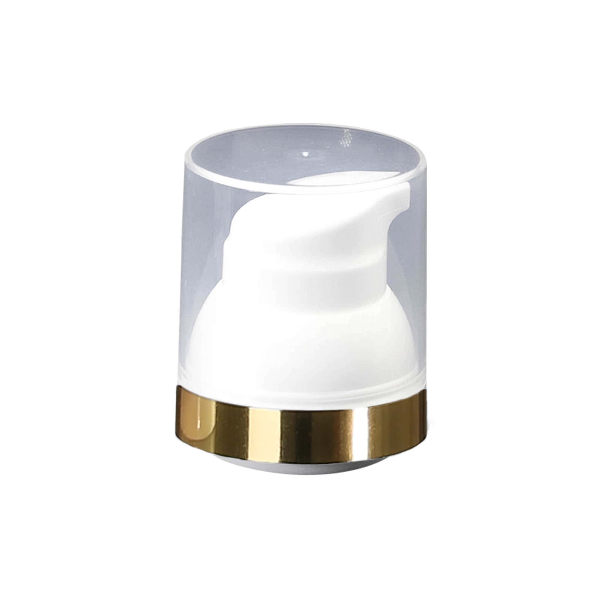 Airless Dispenser Pumpkopf 'Mezzo', PP-Kunststoff, weiß