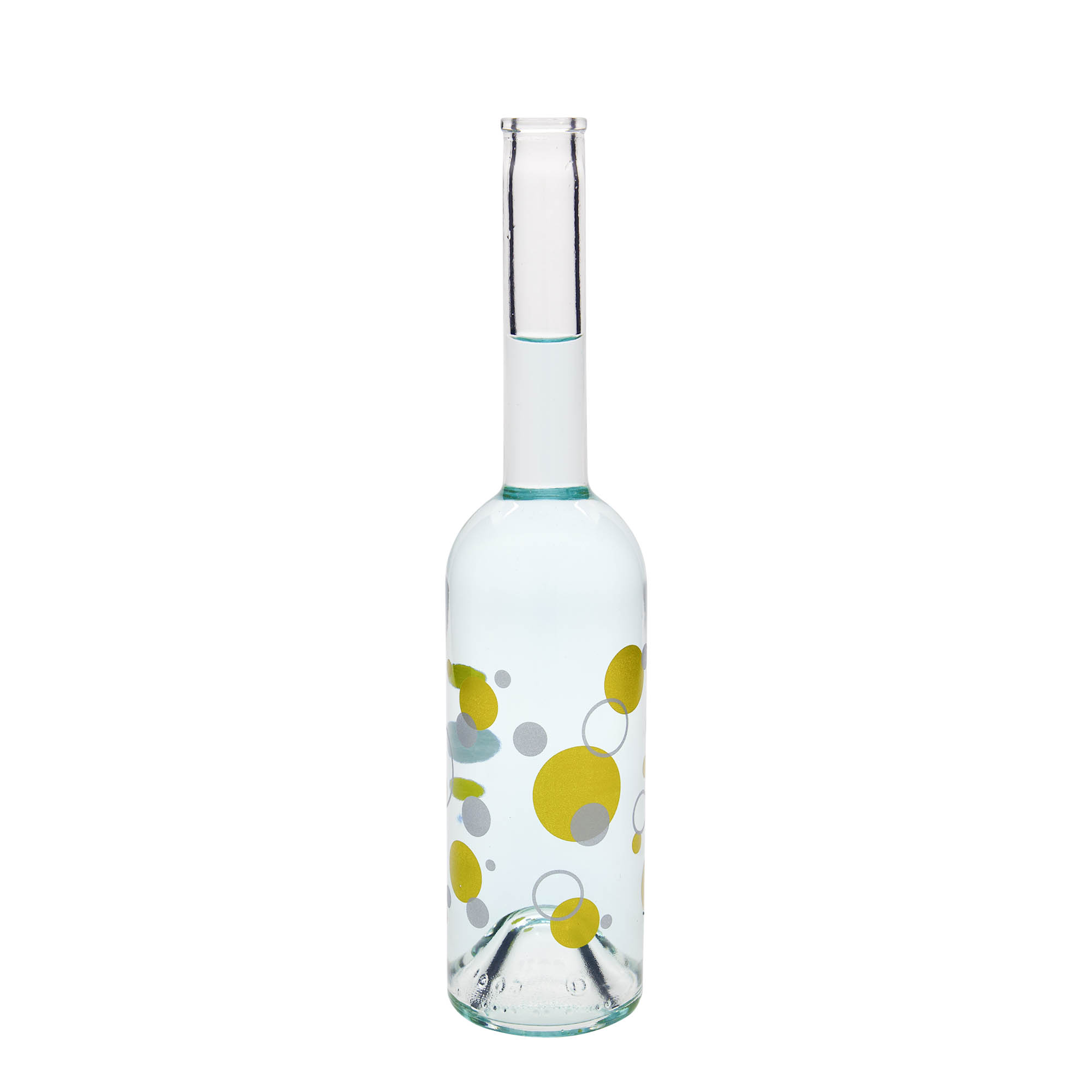 500 ml Glasflasche 'Opera', Motiv: Punkte, Mündung: Kork 500 ml Glasflasche 'Opera', Motiv: Punkte, Mündung: Kork