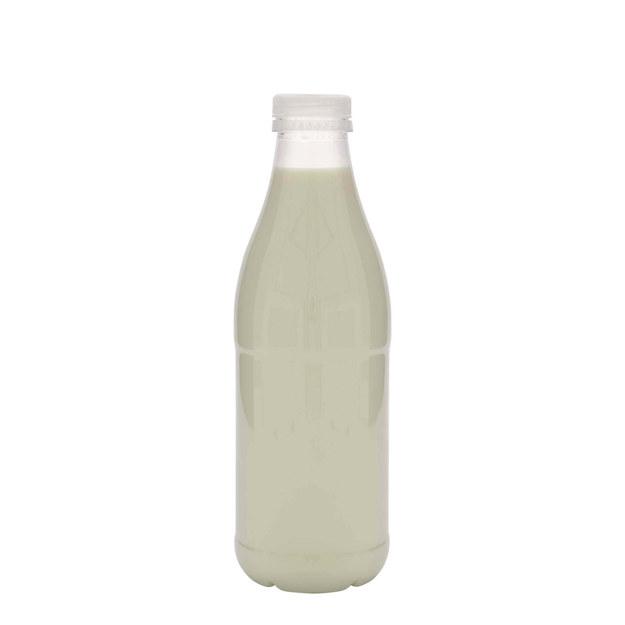 1.000 ml PET-Flasche «Milk and Juice», Kunststoff, Mündung: 38 mm