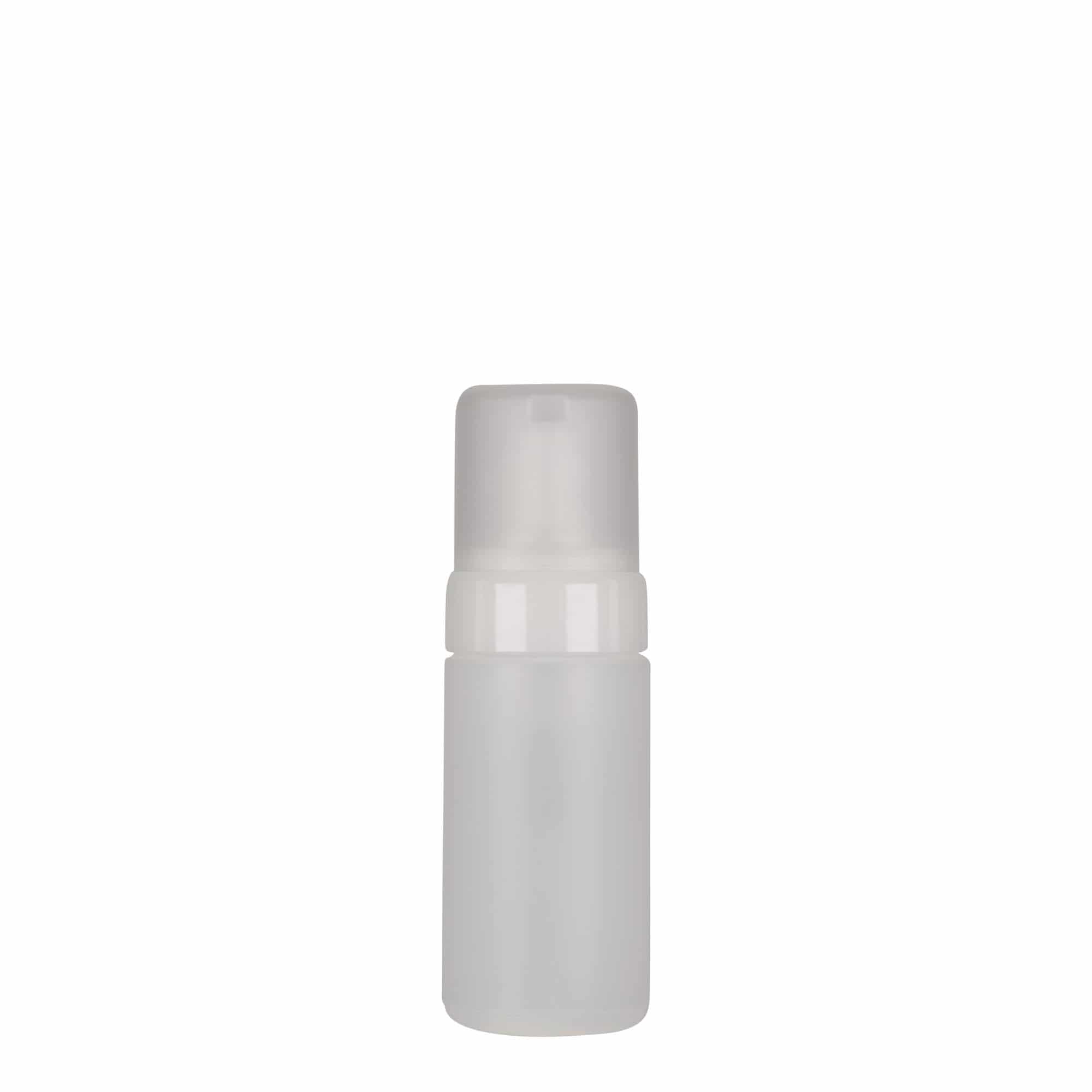 100 ml Spenderflasche «Foamer», PE-Kunststoff, natur, Mündung: Schraubverschluss