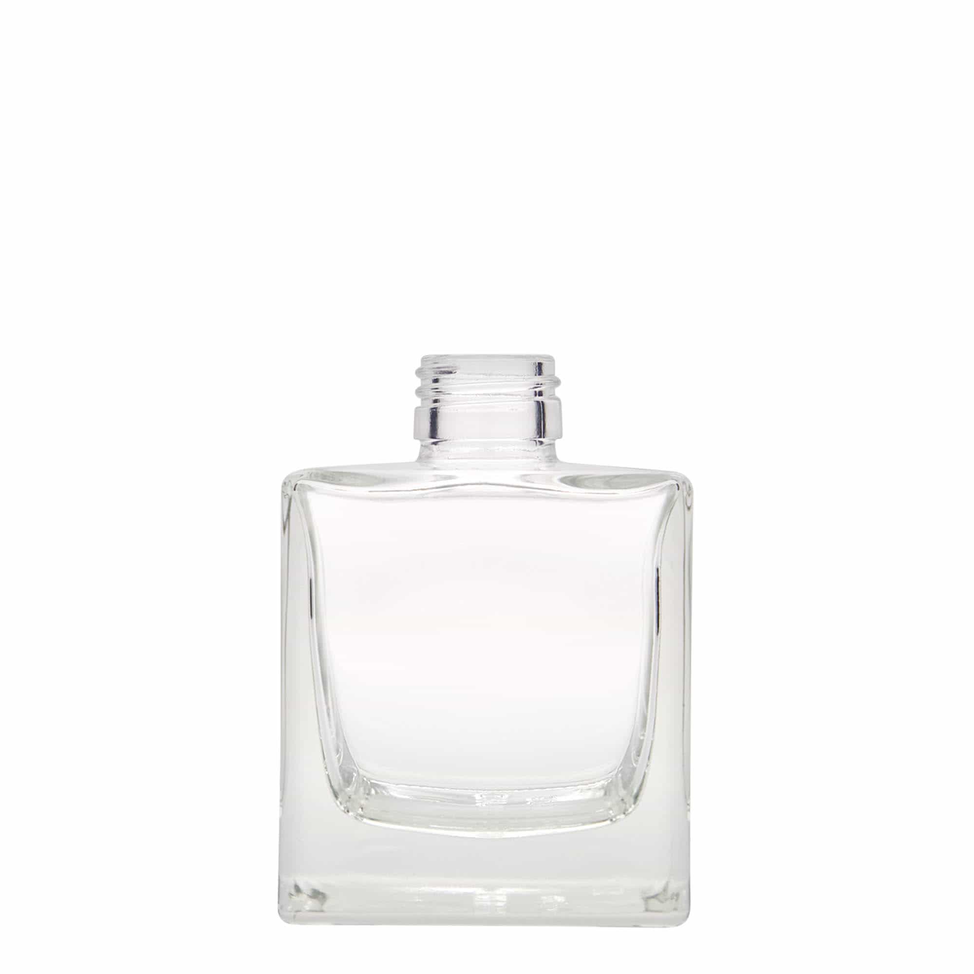 200 ml Glasflasche 'Cube', quadratisch, Mündung: PP 28 200 ml Glasflasche 'Cube', quadratisch, Mündung: PP 28