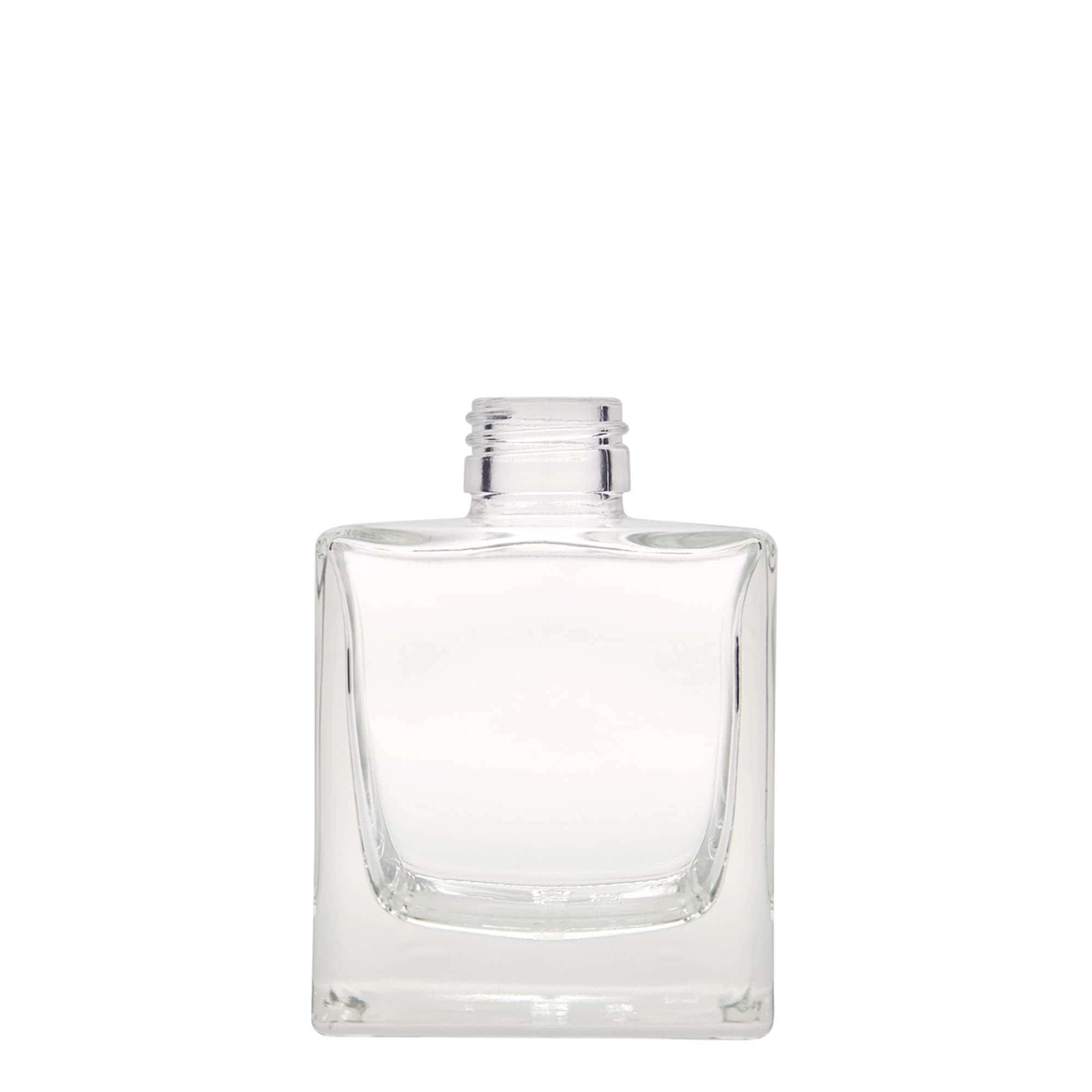 200 ml Glasflasche «Cube», quadratisch, Mündung: PP 28