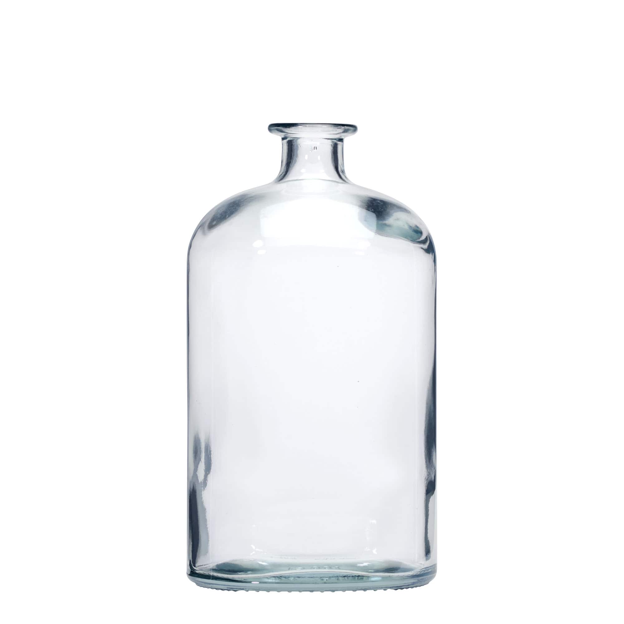 1.000 ml Glasflasche «Dundee», oval, Mündung: Kork
