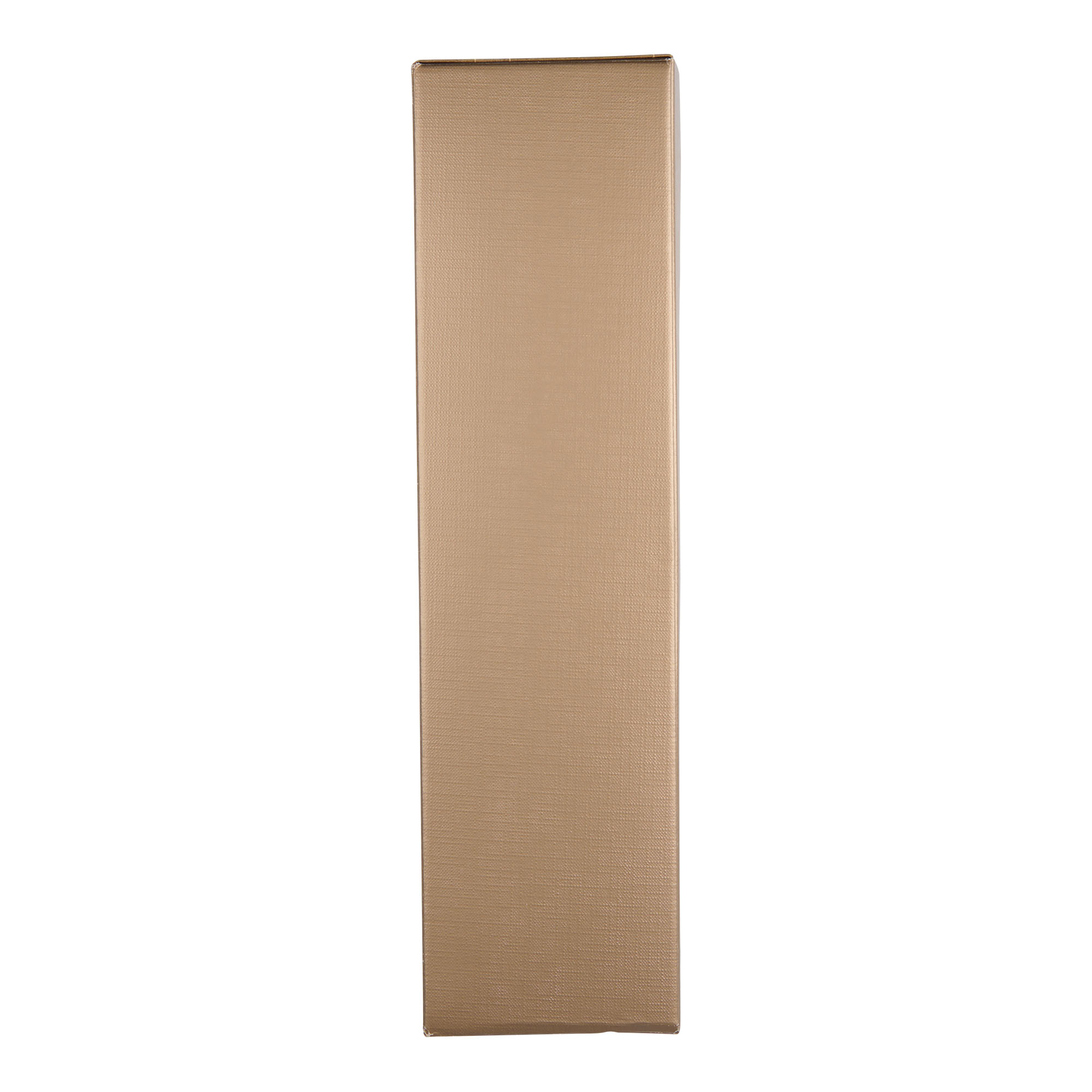 Geschenkkarton «Metallic», rechteckig, Pappe, champagner