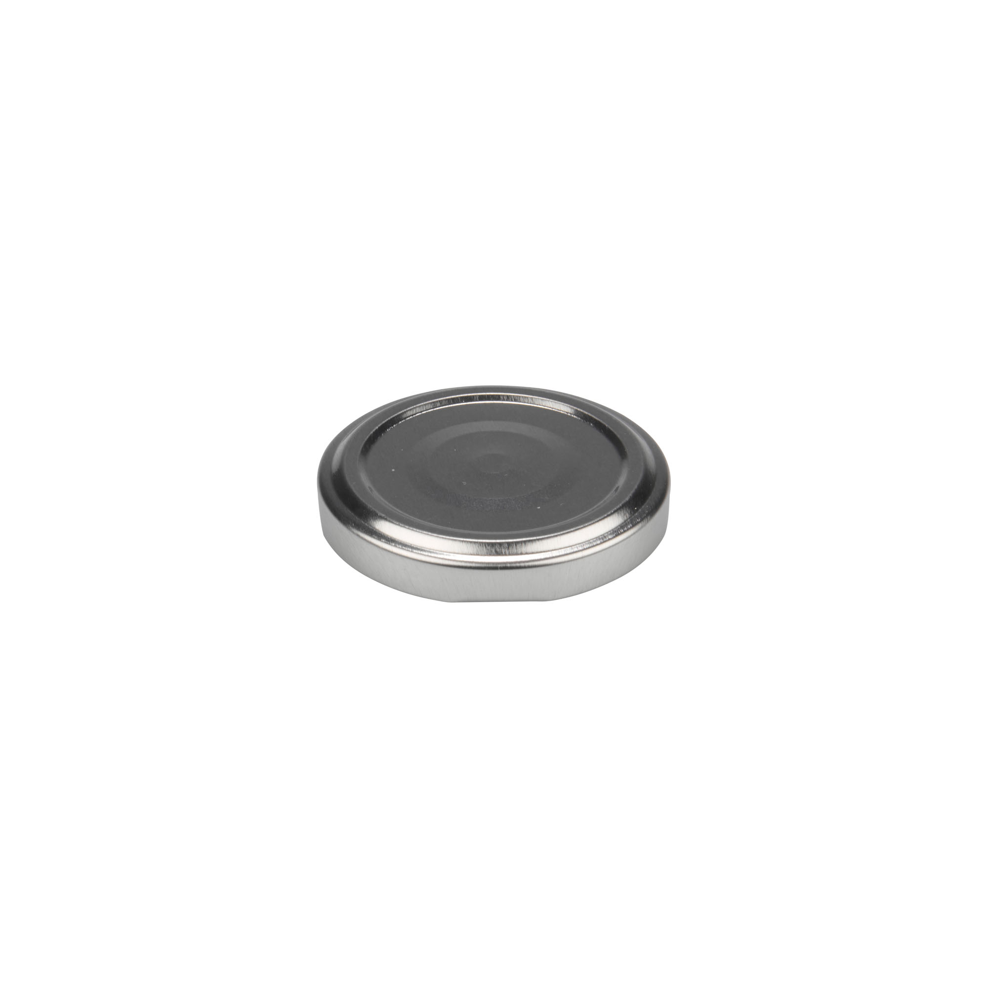 Twist-off-Deckel, Weissblech, silber, für Mündung: TO 53