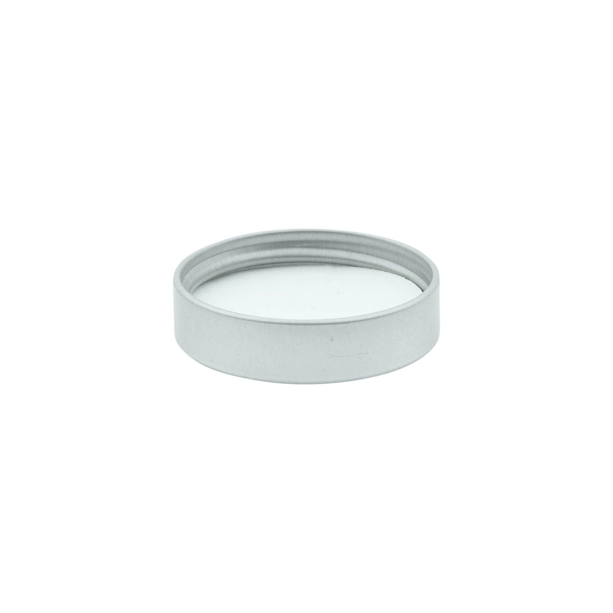 Schraubverschluss, Metall, silber, für Mündung:  38/400