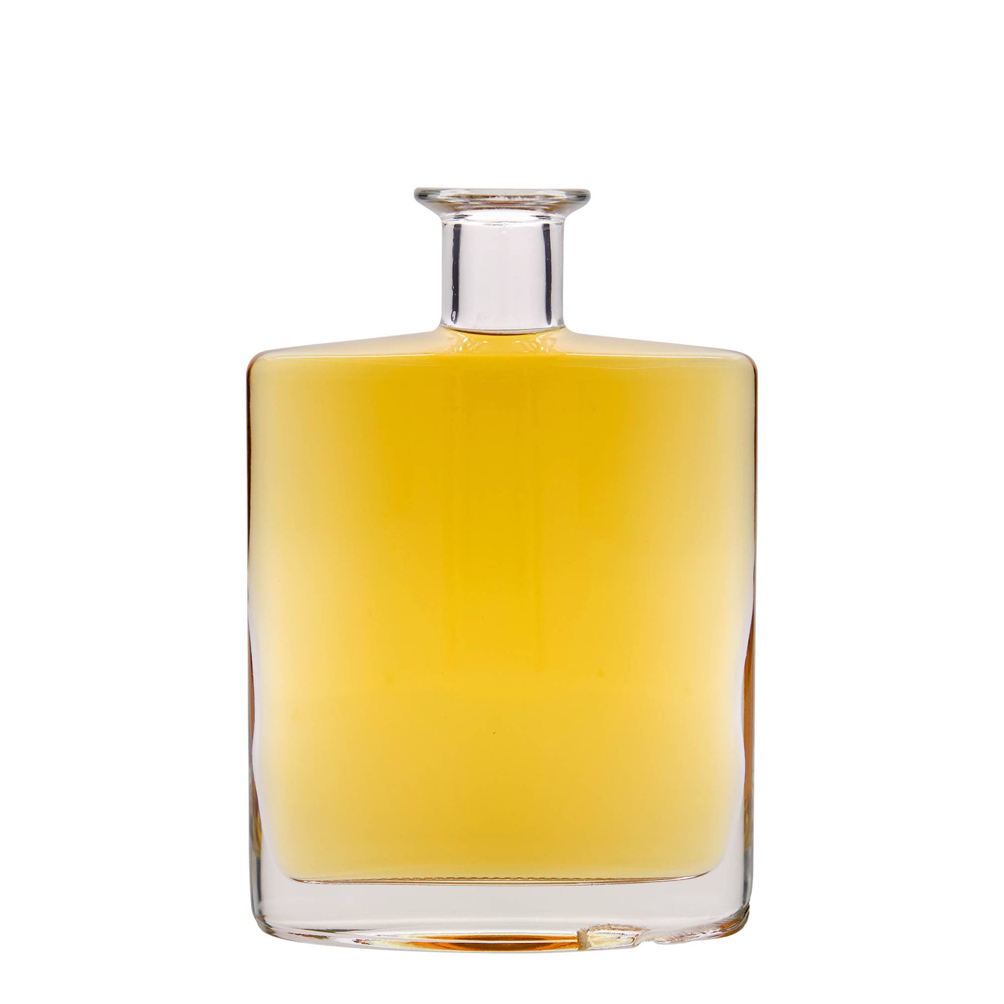 700 ml Glasflasche «Zorbas», oval, Mündung: Kork