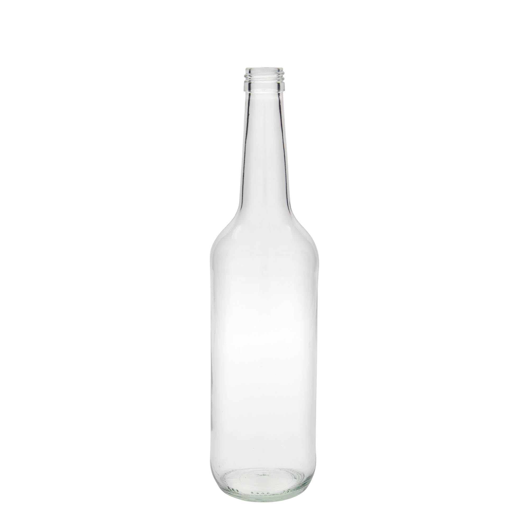 700 ml Glasflasche Geradhals, Mündung: PP 28 700 ml Glasflasche Geradhals, Mündung: PP 28