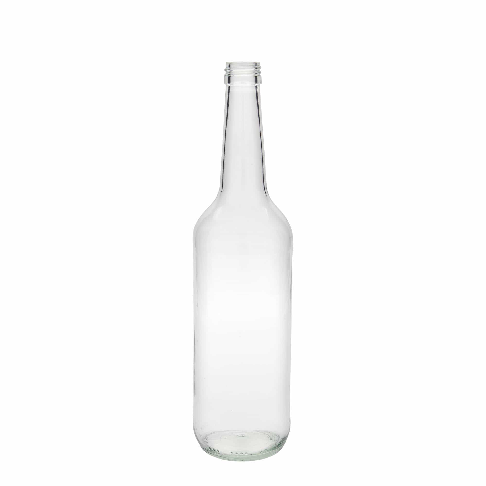 700 ml Glasflasche Geradhals, Mündung: PP 28