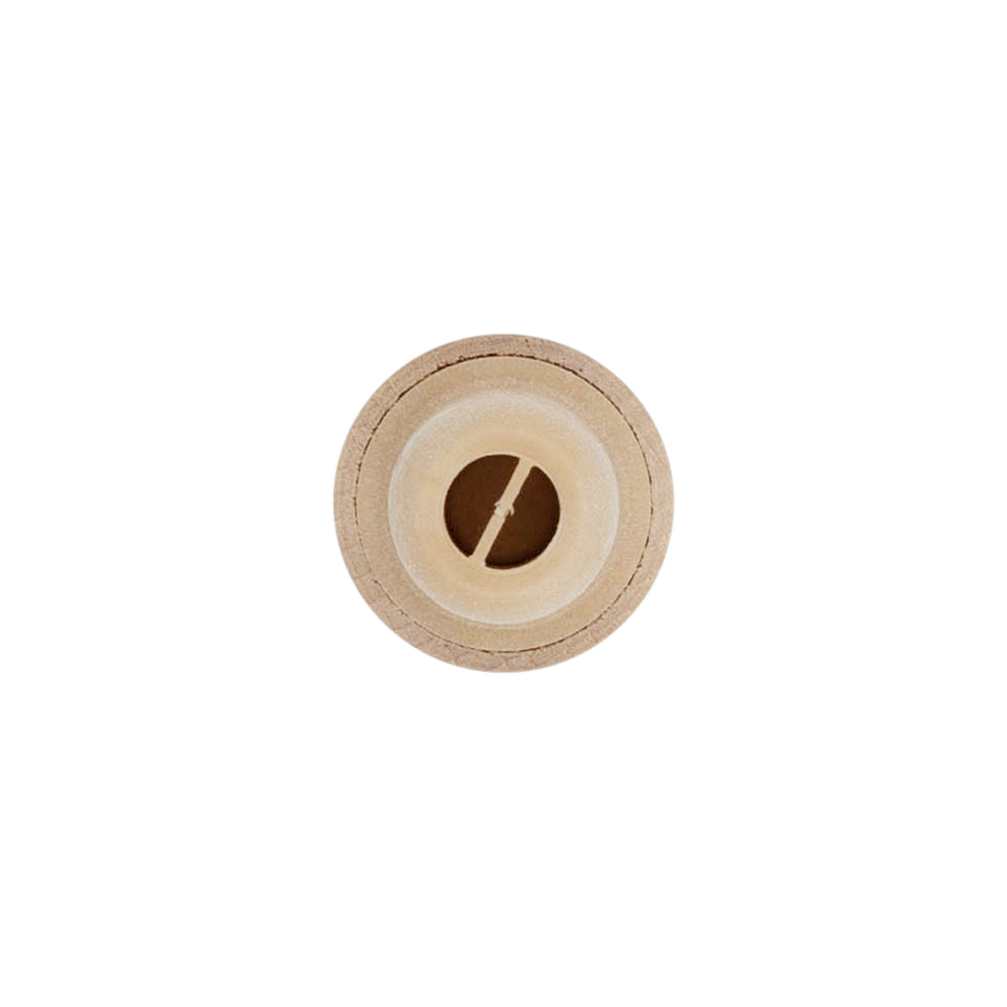 Griffkorken mit Dosieröffnung 19 mm, Holz/Kunststoff, beige, für Mündung: Kork