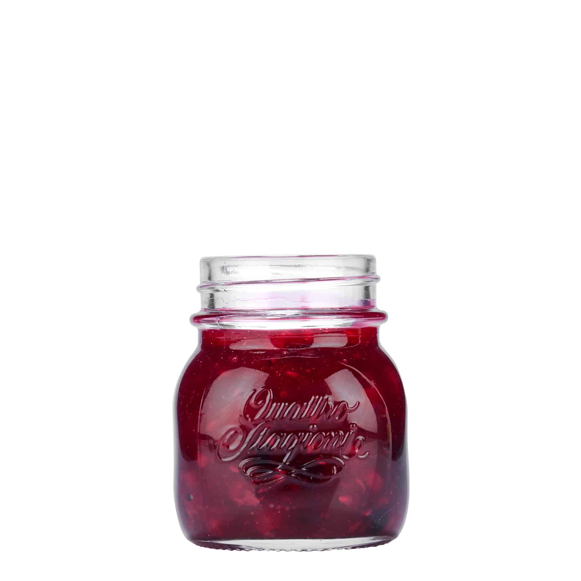 150 ml Glas «Quattro Stagioni», Mündung: Schraubverschluss