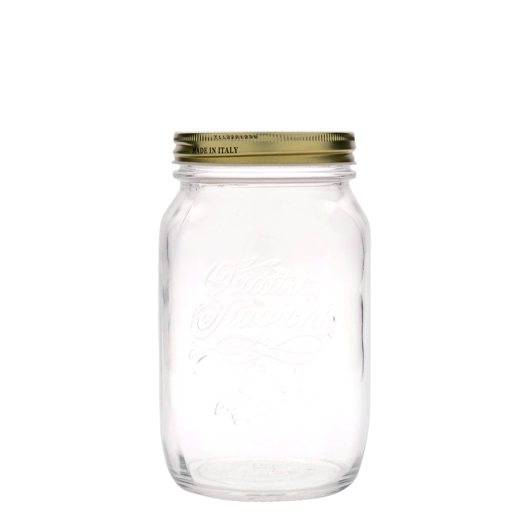 1.000 ml Glas «Quattro Stagioni», Mündung: Schraubverschluss