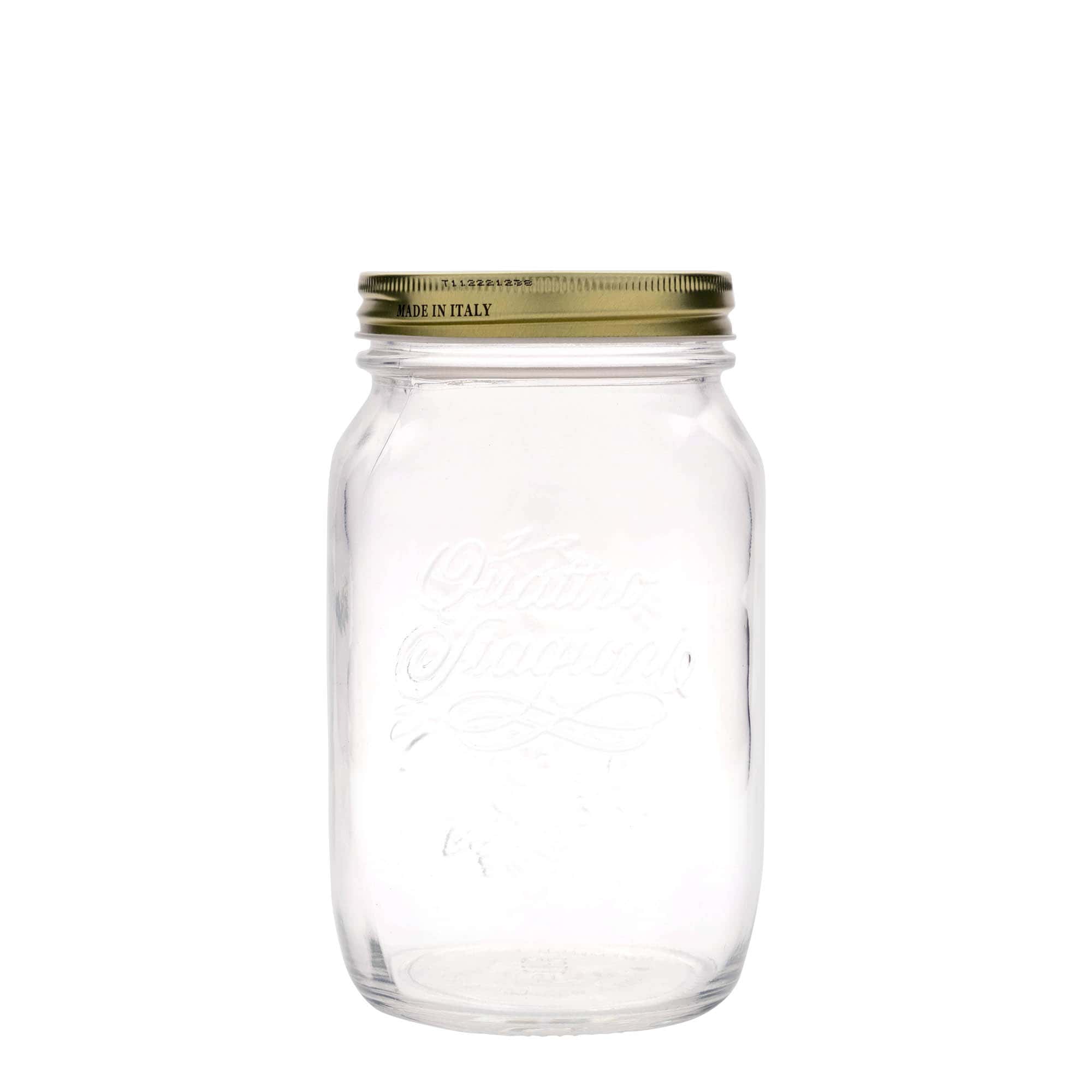 1.000 ml Glas «Quattro Stagioni», Mündung: Schraubverschluss