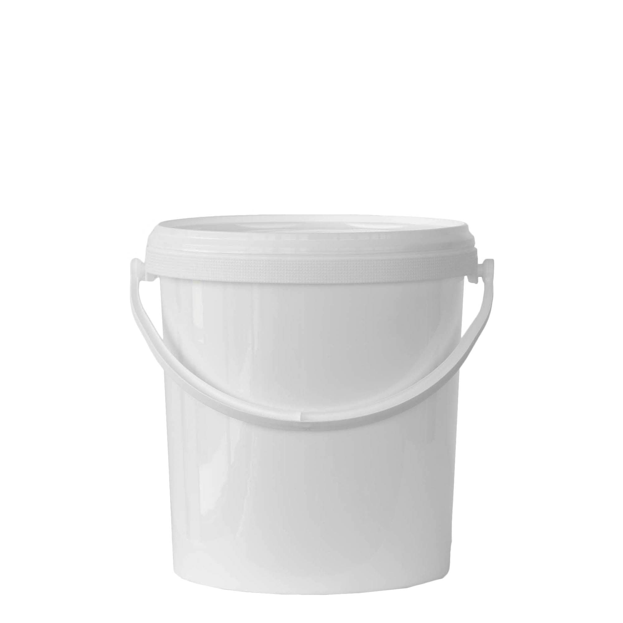 6 l Eimer, PP-Kunststoff, weiss