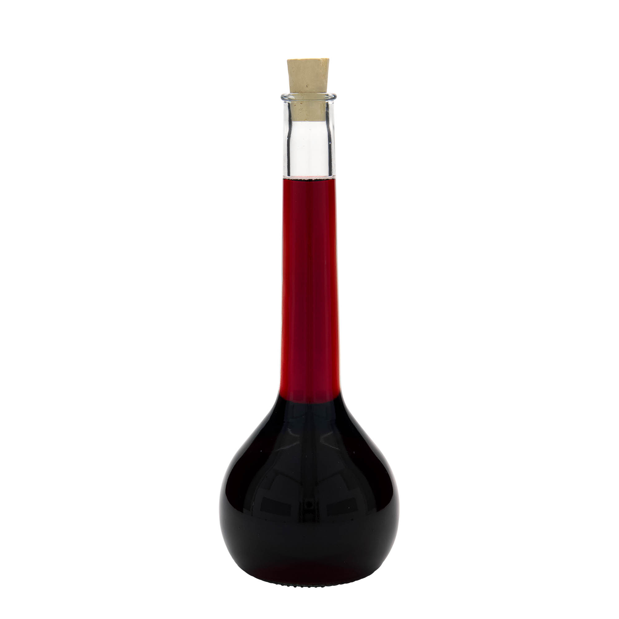 500 ml Glasflasche 'Tulipano', Mündung: Kork 500 ml Glasflasche 'Tulipano', Mündung: Kork