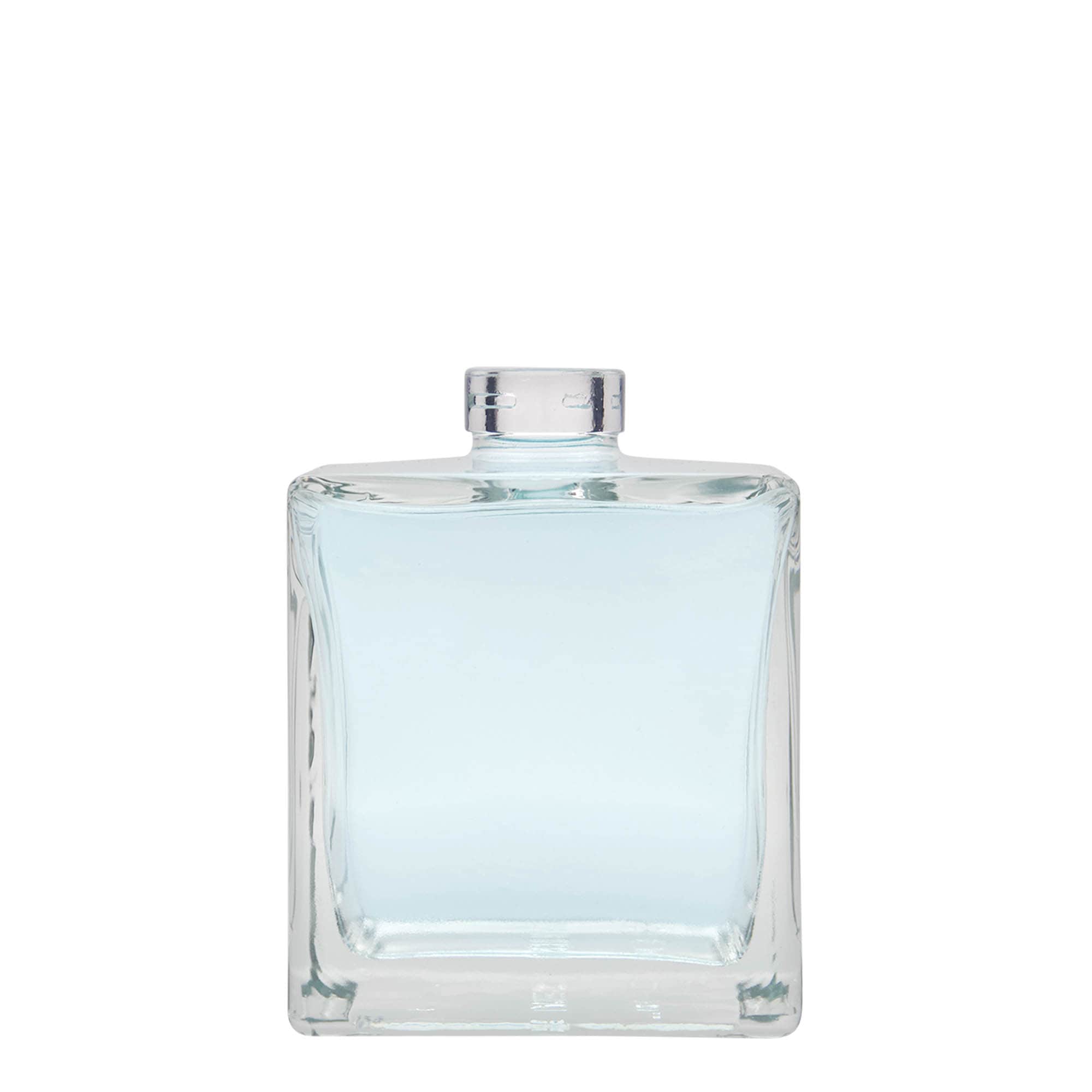 500 ml Glasflasche 'Cube', quadratisch, Mündung: Kork 500 ml Glasflasche 'Cube', quadratisch, Mündung: Kork