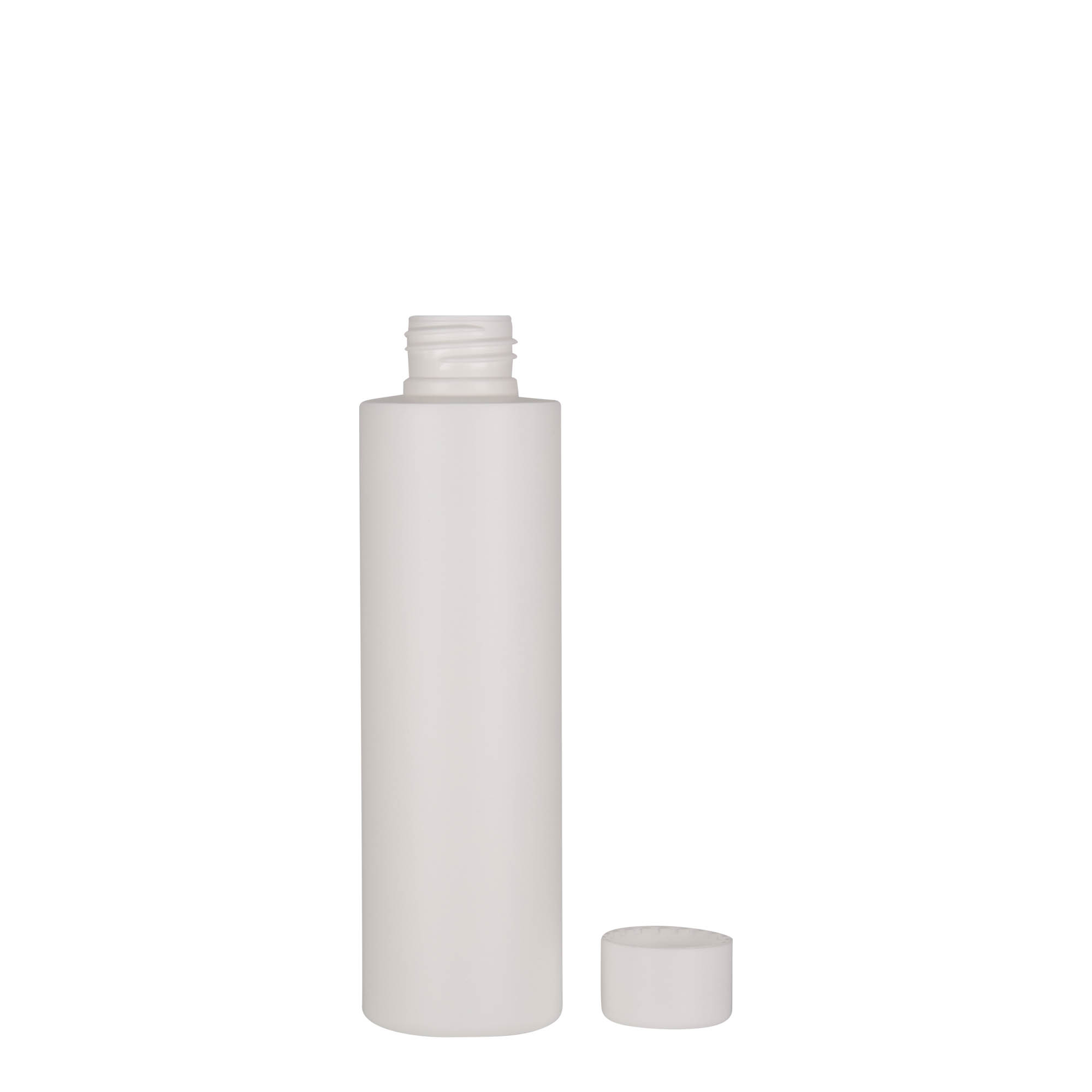 150 ml Kunststoffflasche 'Pipe', HDPE, weiß, Mündung: 24/410