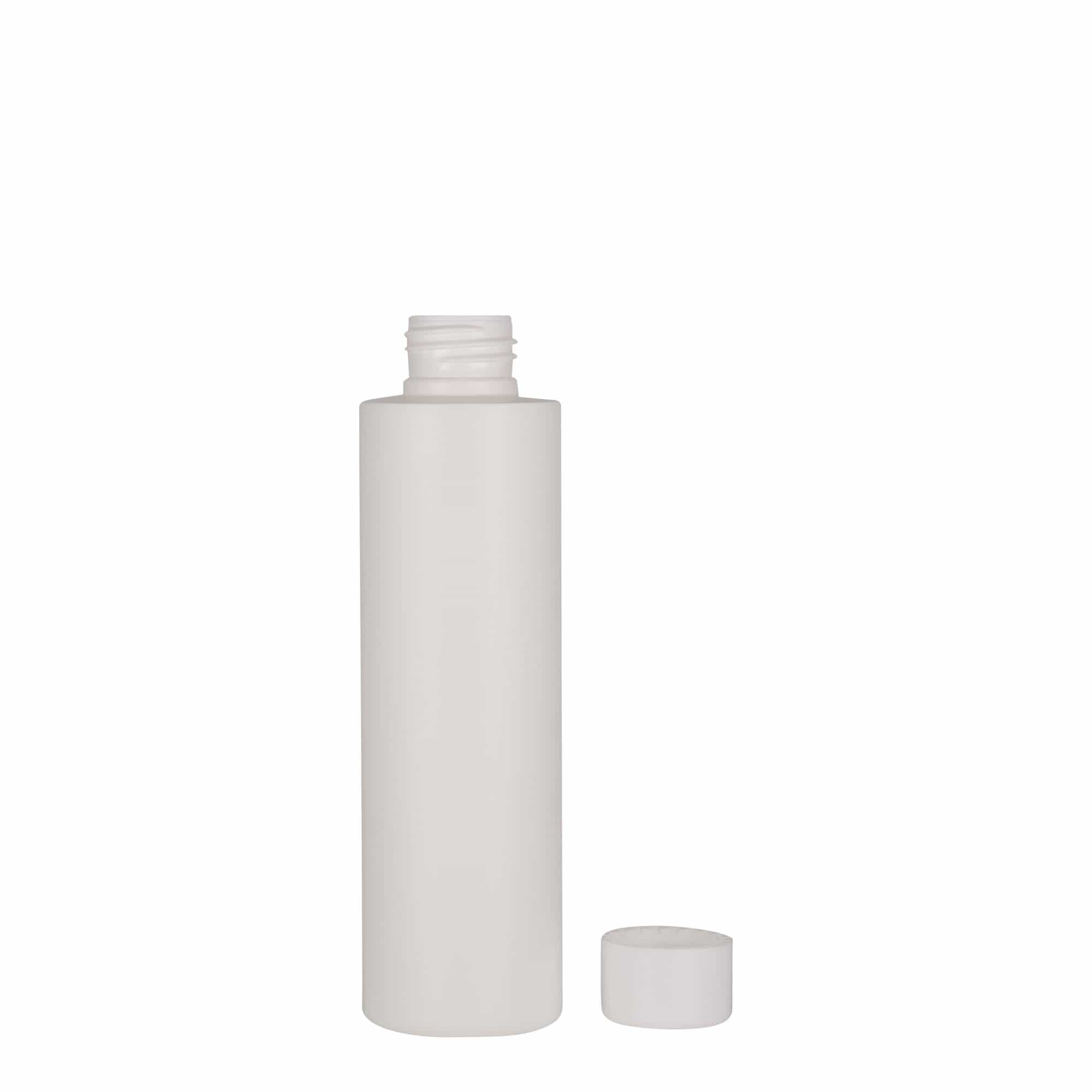 150 ml Kunststoffflasche «Pipe», HDPE, weiss, Mündung:  24/410