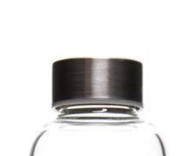 Schraubdeckel 'Perseus' mit Band, Metall, silber Schraubdeckel 'Perseus' mit Band, Metall, silber