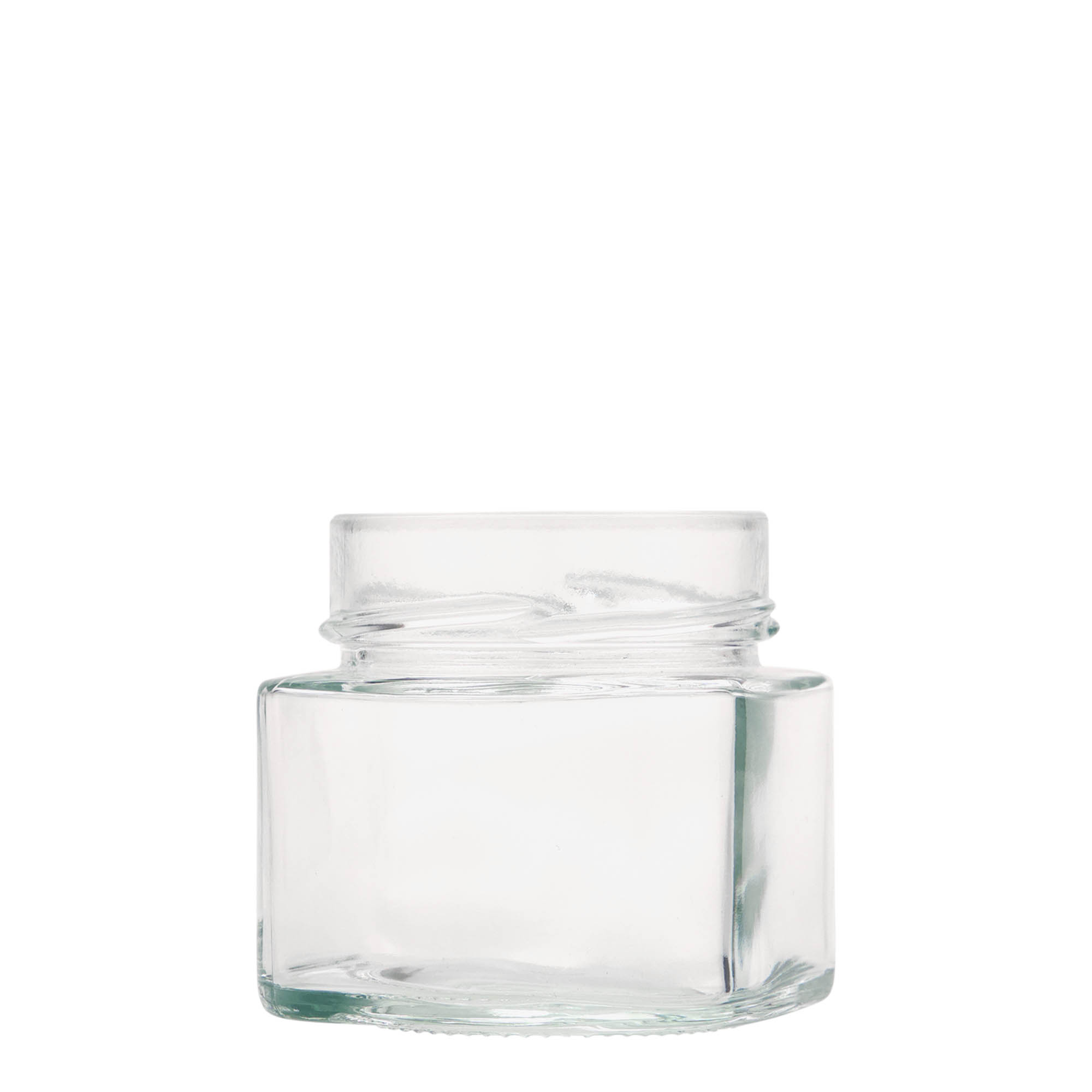 212 ml Vierkantglas «Kimba», Mündung: Extra-Deep-Twist-off (EDTO 70)