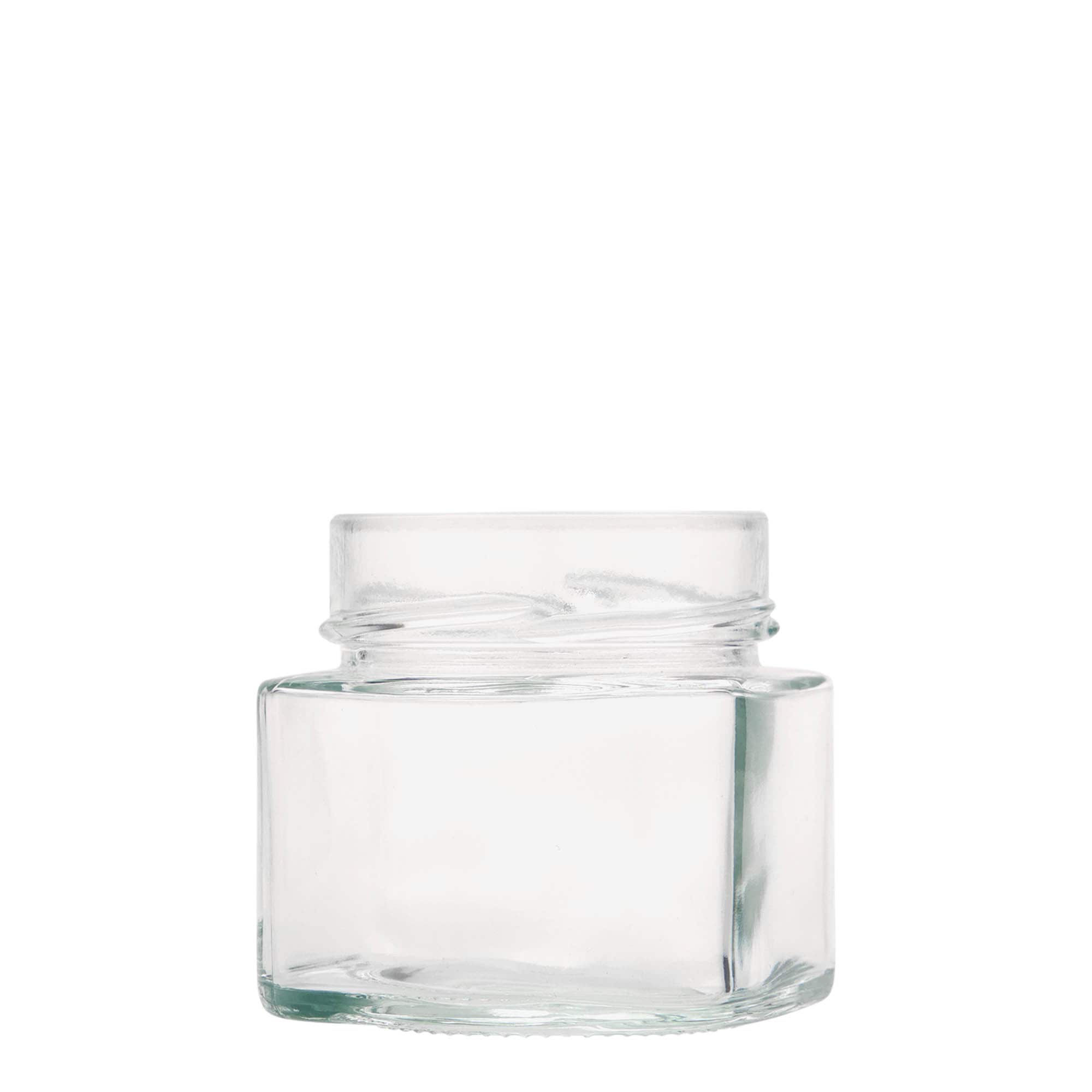 212 ml Vierkantglas «Kimba», Mündung: Extra-Deep-Twist-off (EDTO 70)