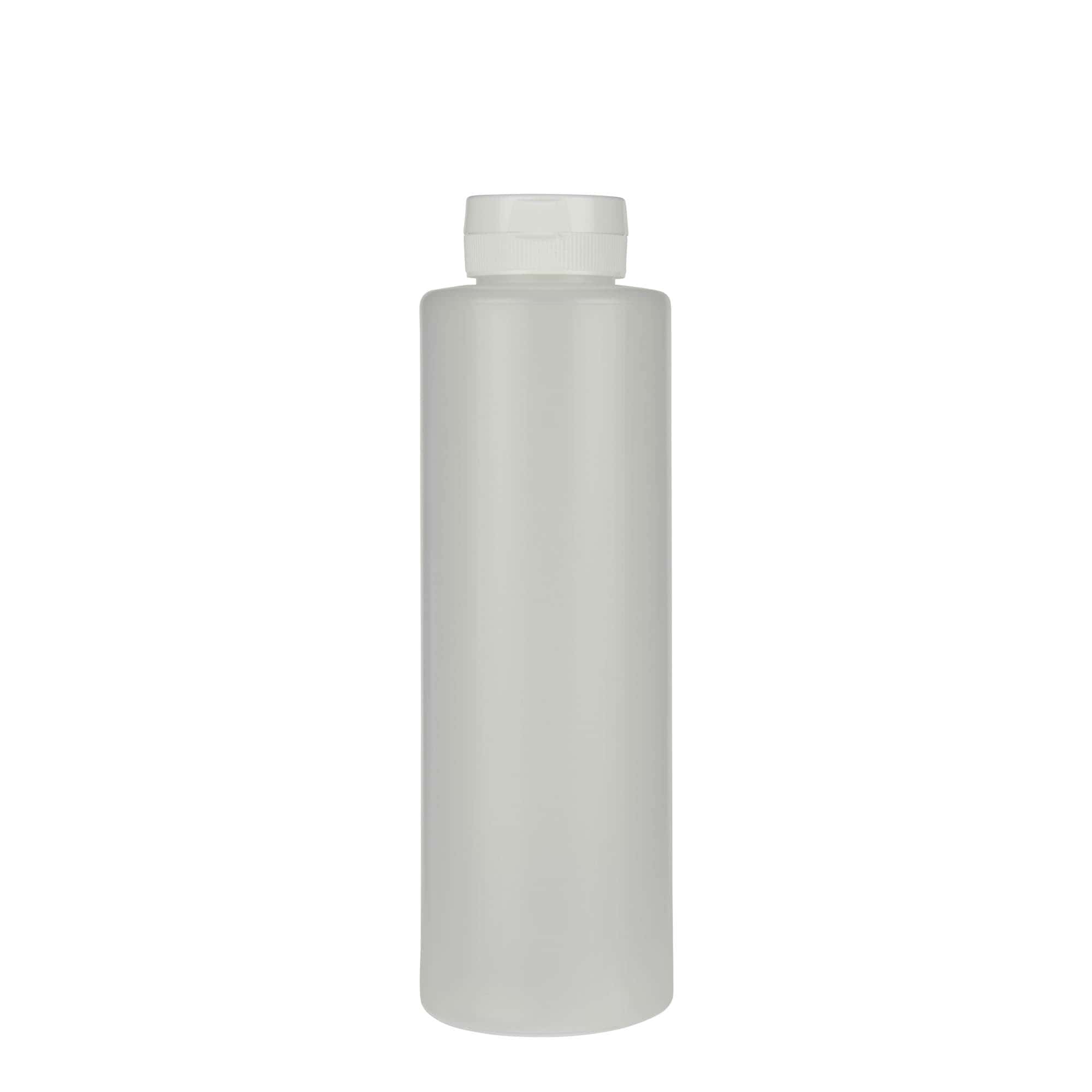 500 ml Sossenflasche, LDPE-Kunststoff, natur, Mündung:  38/400