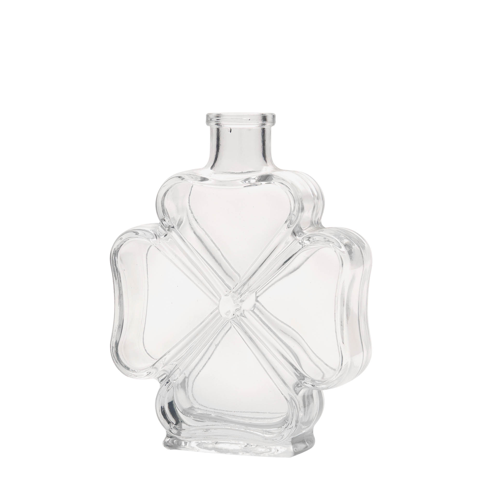 200 ml Glasflasche «Kleeblatt», Mündung: Kork