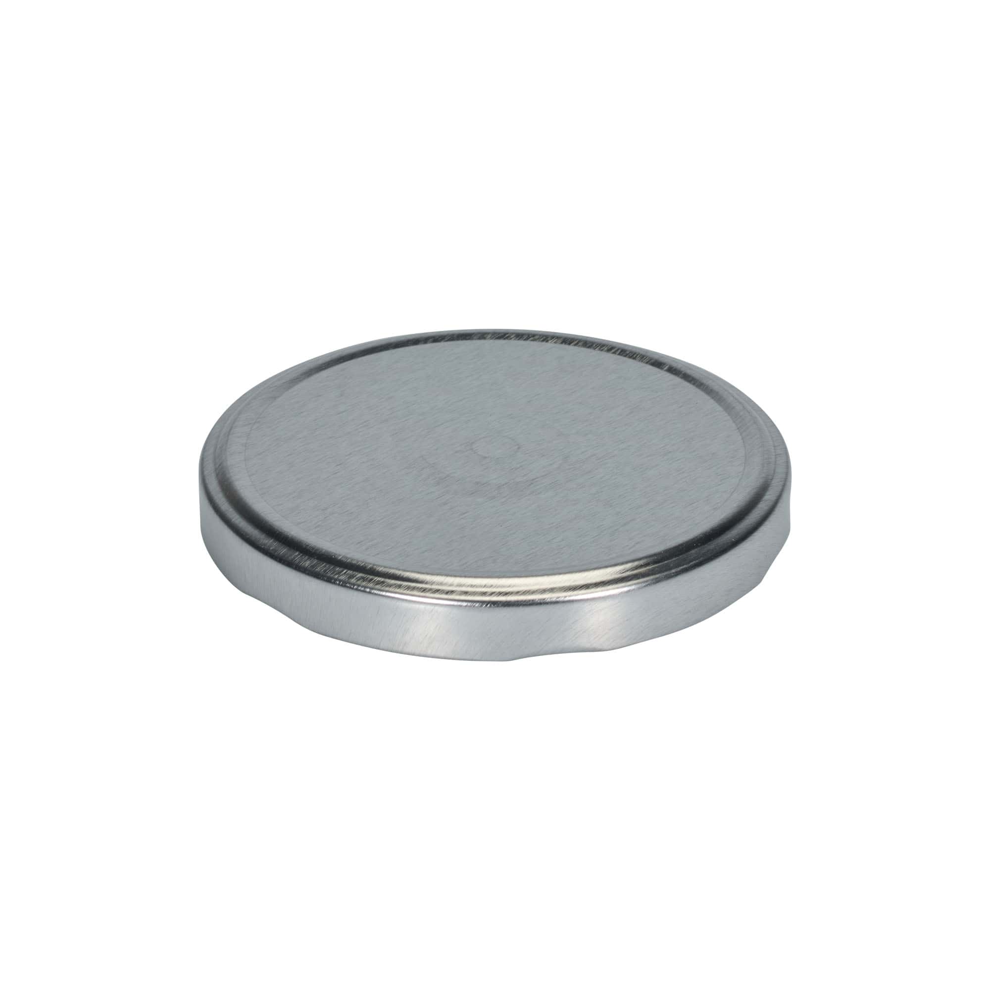 Twist-off-Deckel, Weissblech, silber, für Mündung: TO 100
