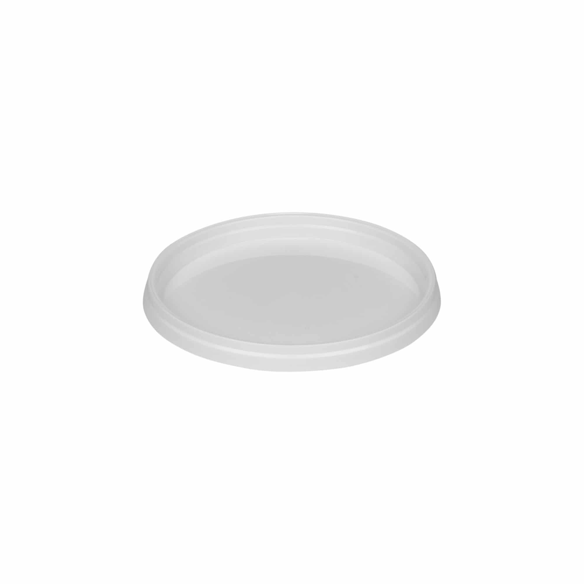 Deckel für 0,6 l Eimer, PP-Kunststoff, weiß Deckel für 0,6 l Eimer, PP-Kunststoff, weiß