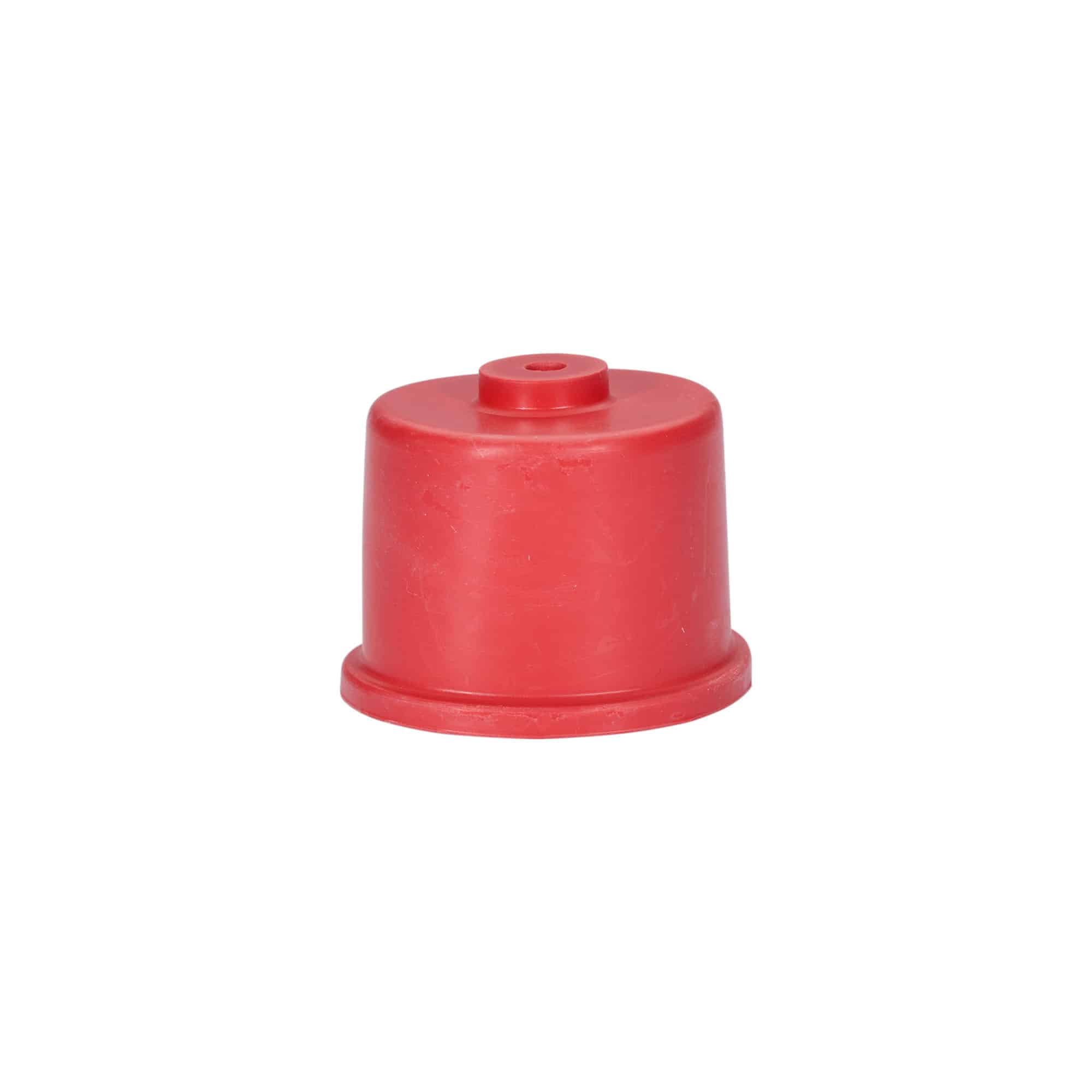 Gärkappe Typ 5, Gummi, rot Gärkappe Typ 5, Gummi, rot