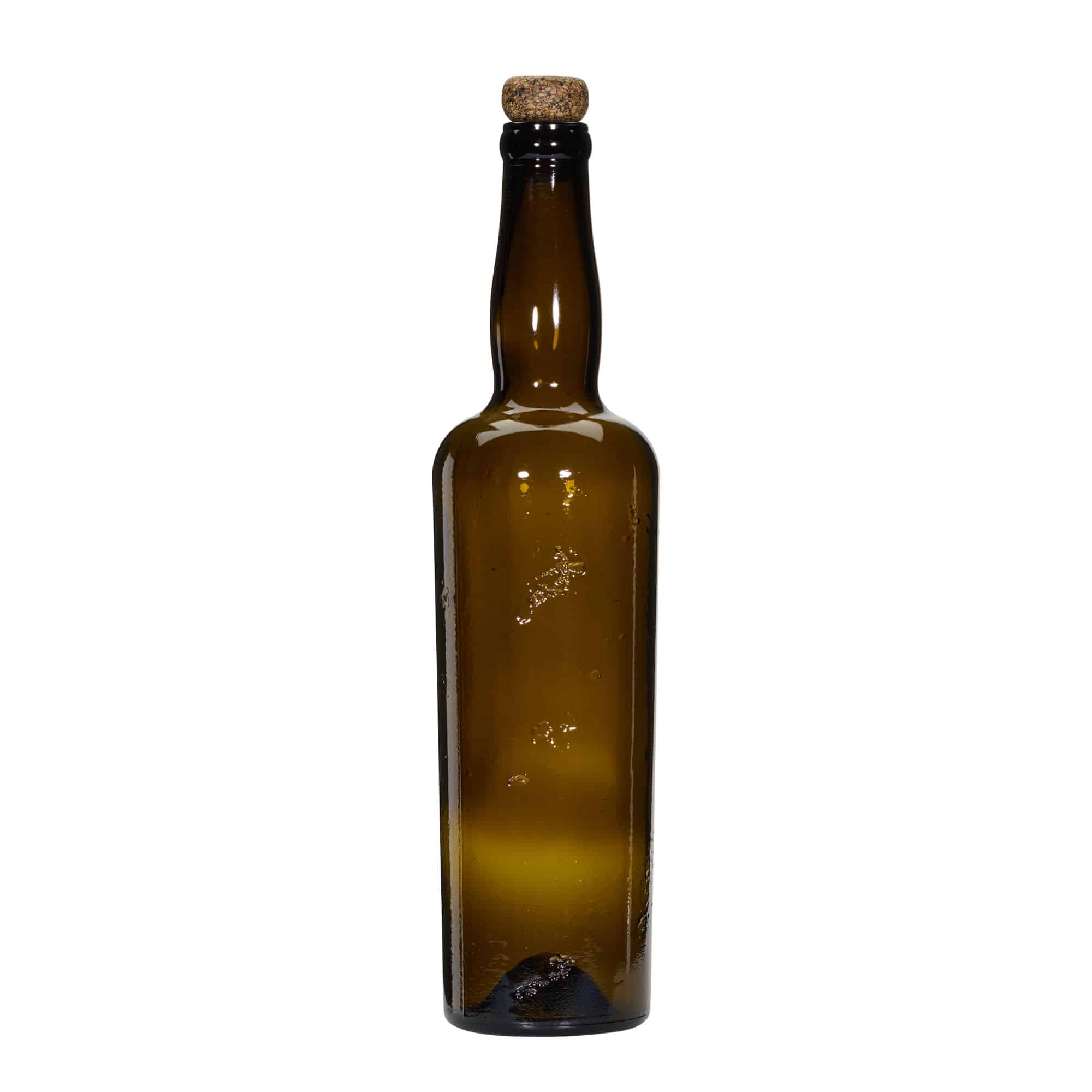 750 ml Wildly Crafted Glasflasche «Siroco», braun, Mündung: Kork