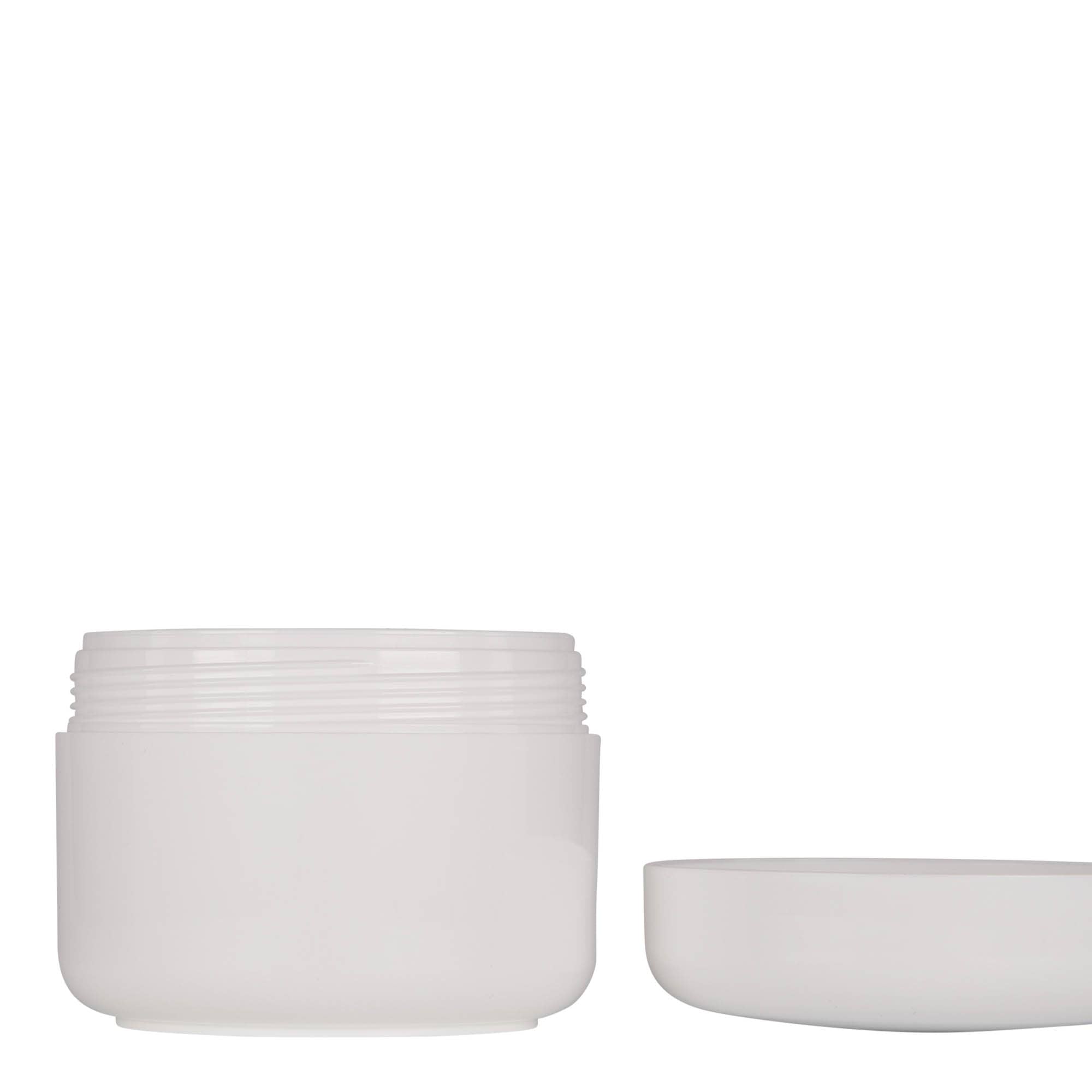 200 ml Kunststoffdose «Bianca», PP, weiss, Mündung: Schraubverschluss