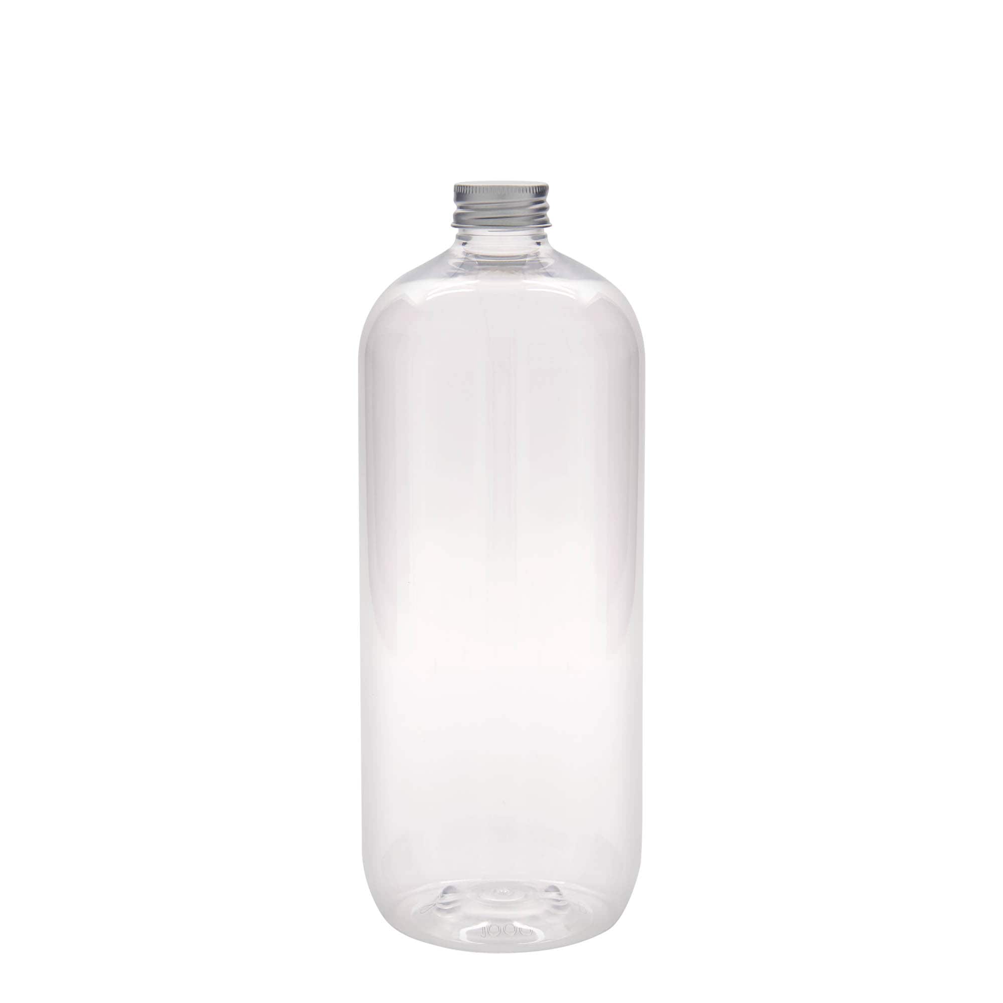 1.000 ml PET-Flasche «Boston», Kunststoff, Mündung:  28/410