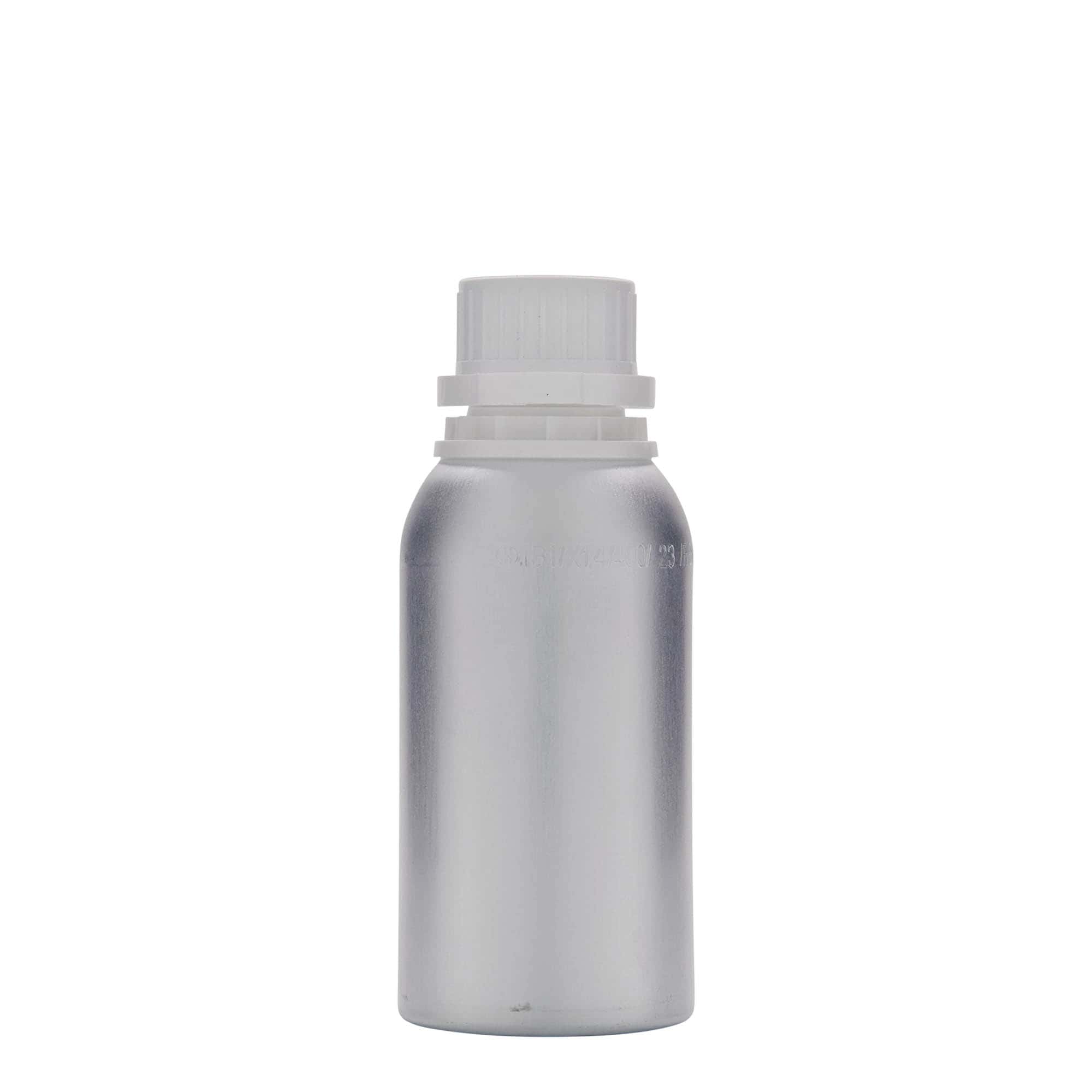 275 ml Aluminiumflasche, Metall, silber, Mündung: DIN 32